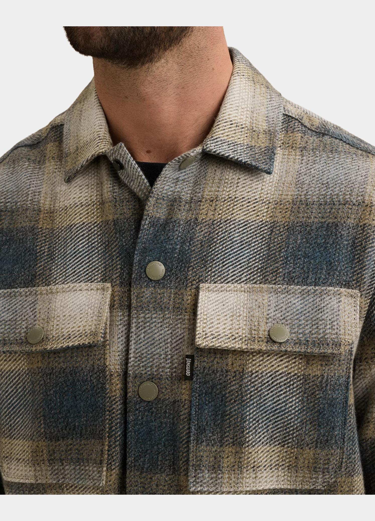 Vanguard Overshirt Multi Long sleeve shirt Check Brush VSI2608212/5356