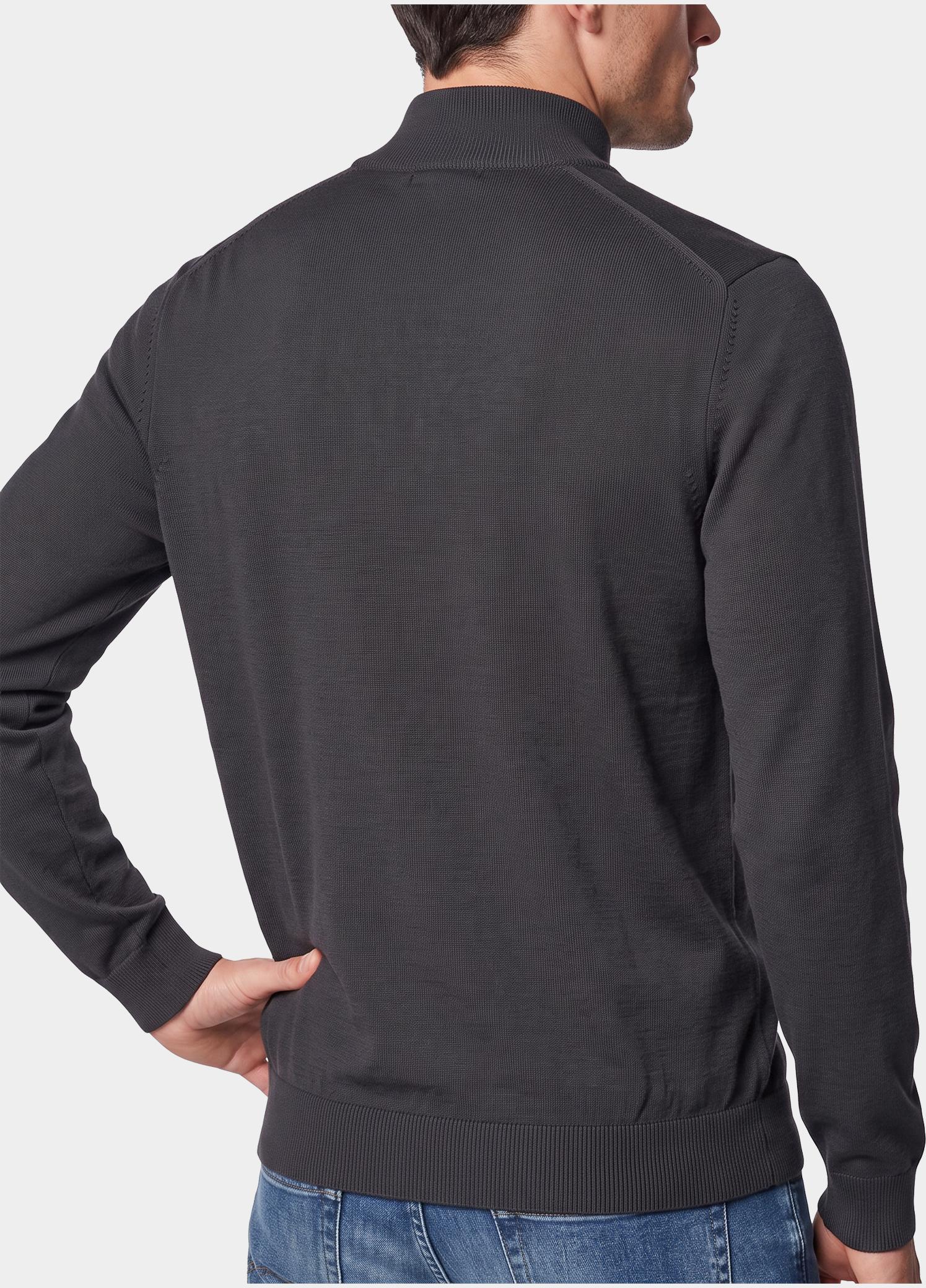 BOSS Black Polo lange mouwen heren Zwart H-Ebenji-L 10283231 01 50571928/001