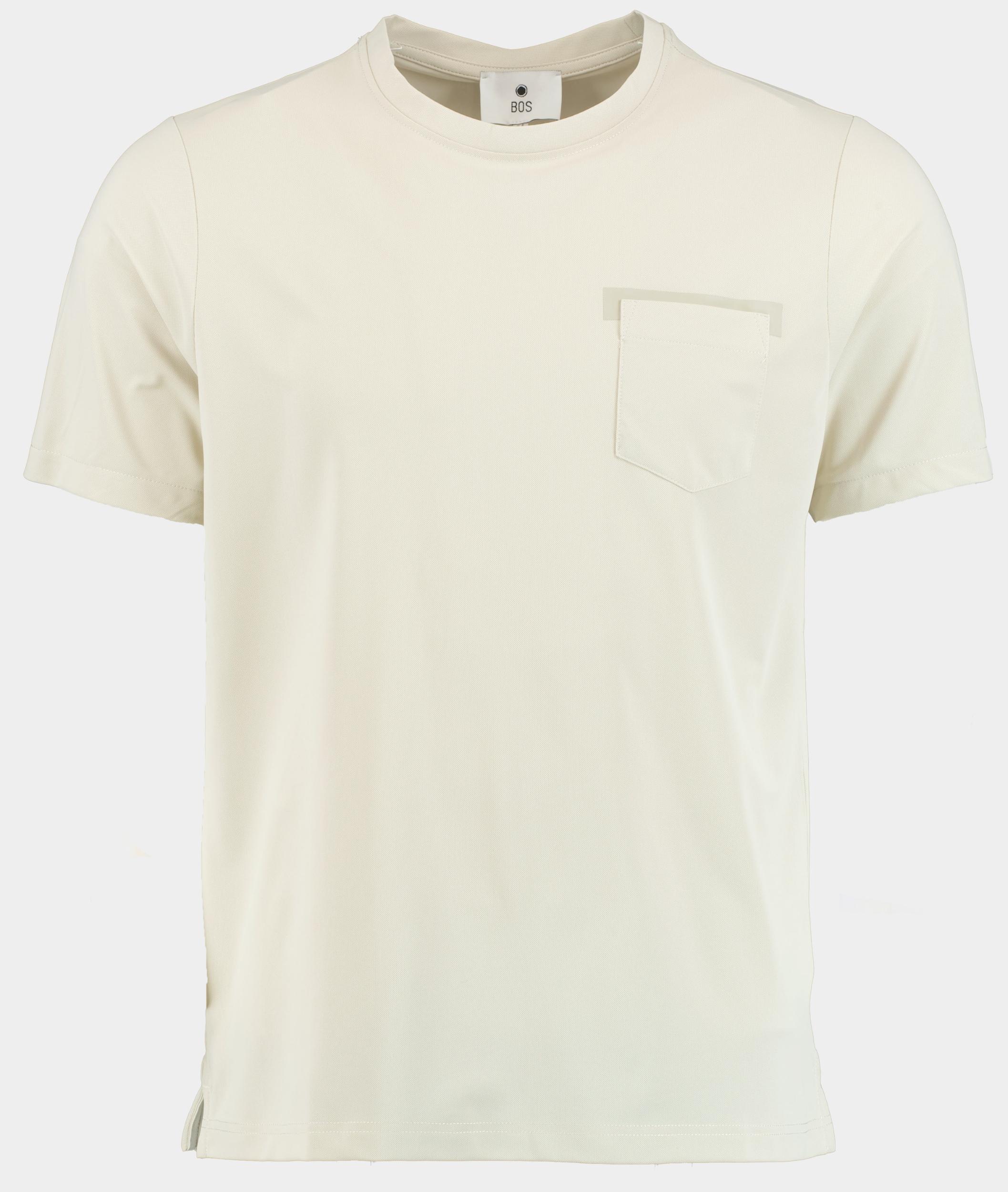 Bos T-shirt korte mouw Beige T-shirt technisch 2916425/620 Sand