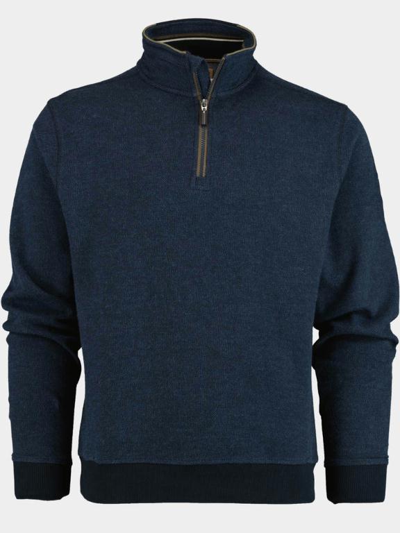Baileys Sweater Blauw Sweatshirt zip 223139/535