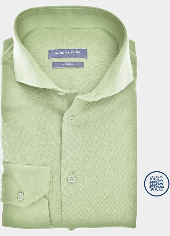 Ledub Business hemd lange mouw Groen  0142346/520-000-000