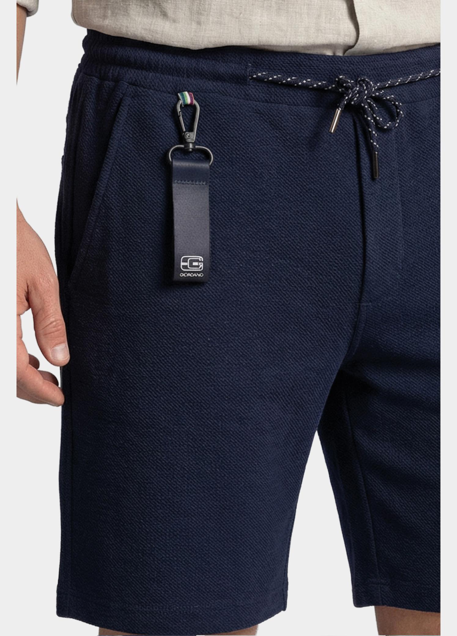 Giordano Korte Broek heren Blauw Sassari short Technical Plain 611105/60