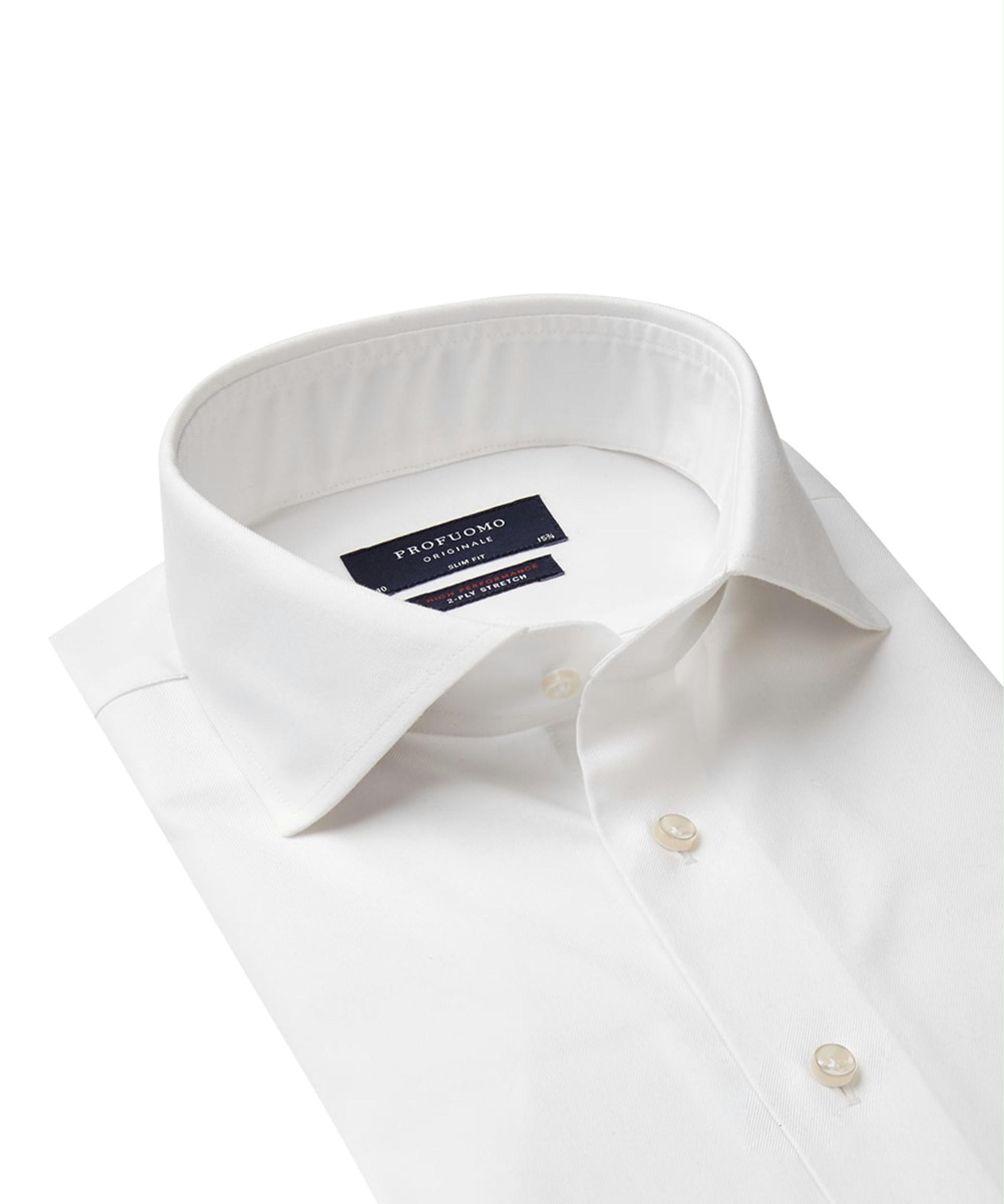 Profuomo Business hemd lange mouw Wit  PP0H0A0059/2