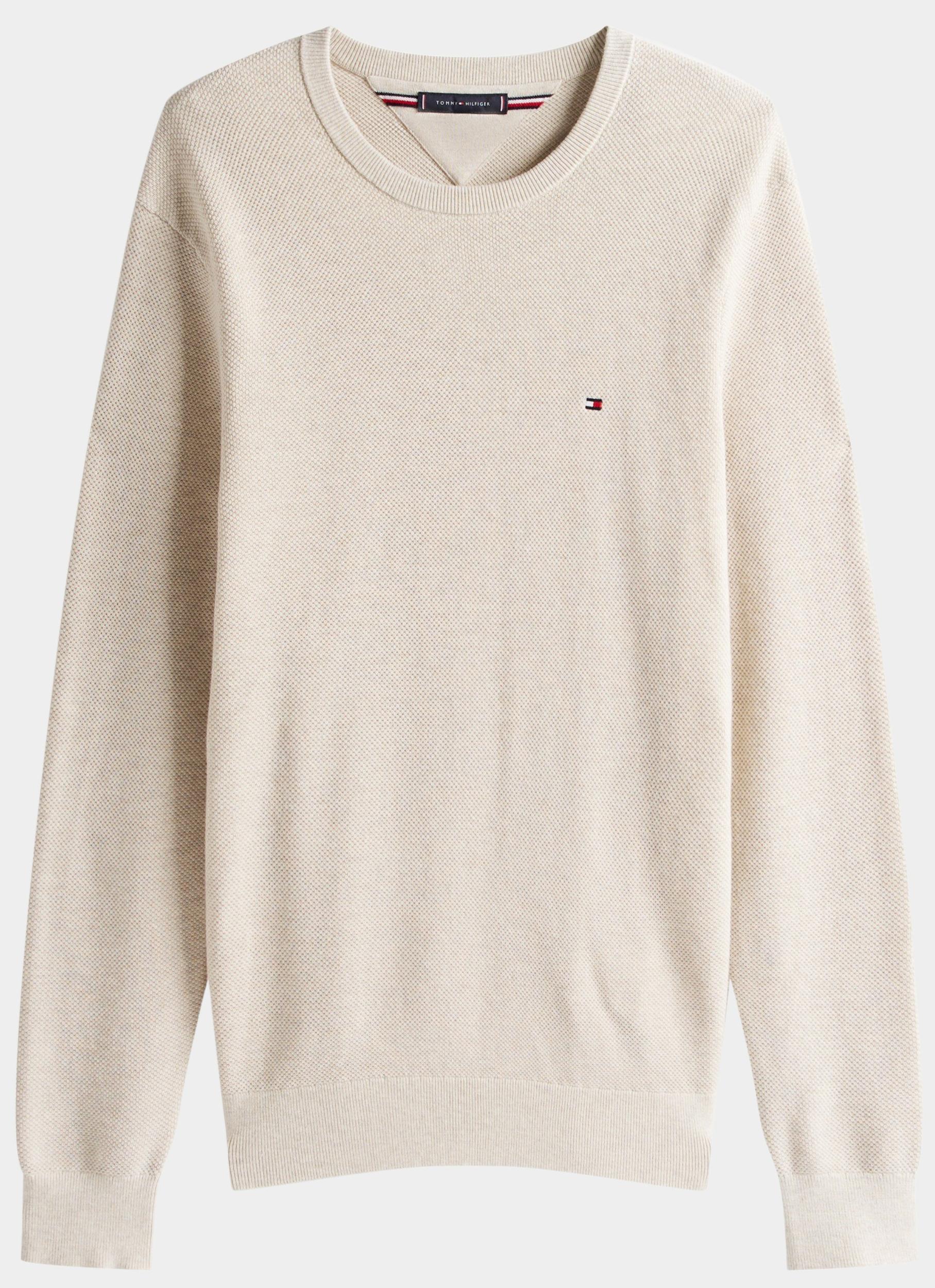 Tommy Hilfiger Pullover Beige Essential Structure MW0MW36347/HGF