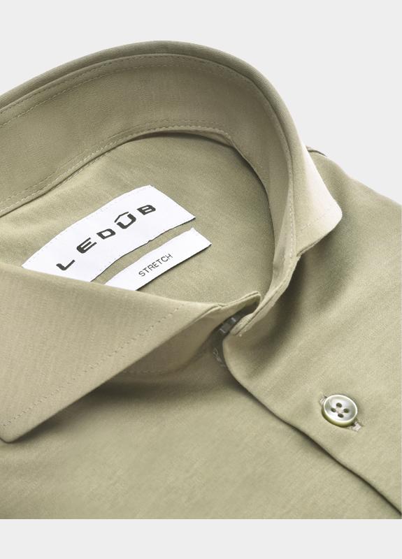 Ledub Business hemd lange mouw Groen  0143455/535-000-000