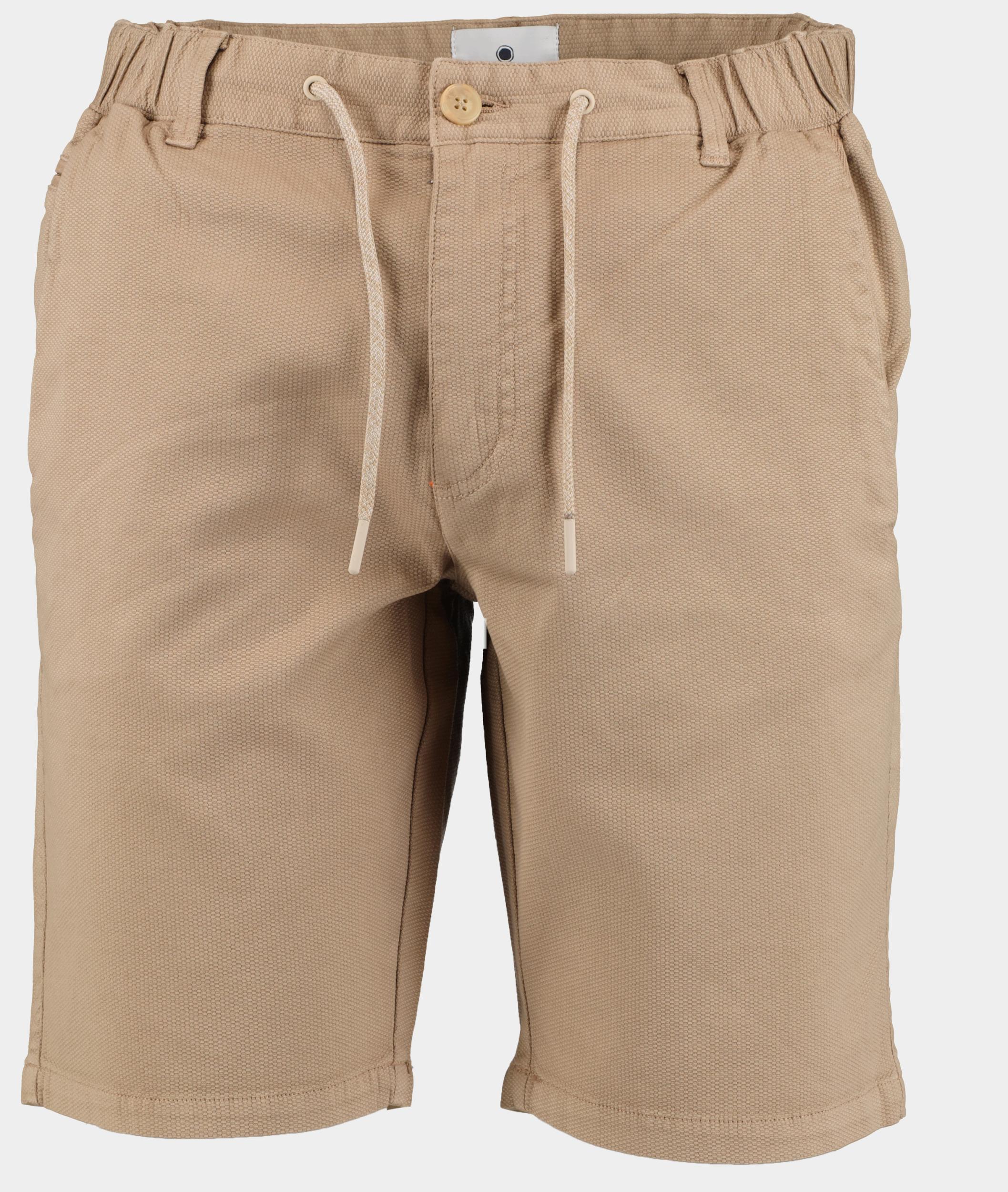 Bos Korte Broek Beige Ferdinand Structure Chino Sho 24109FE06BO/820 sand
