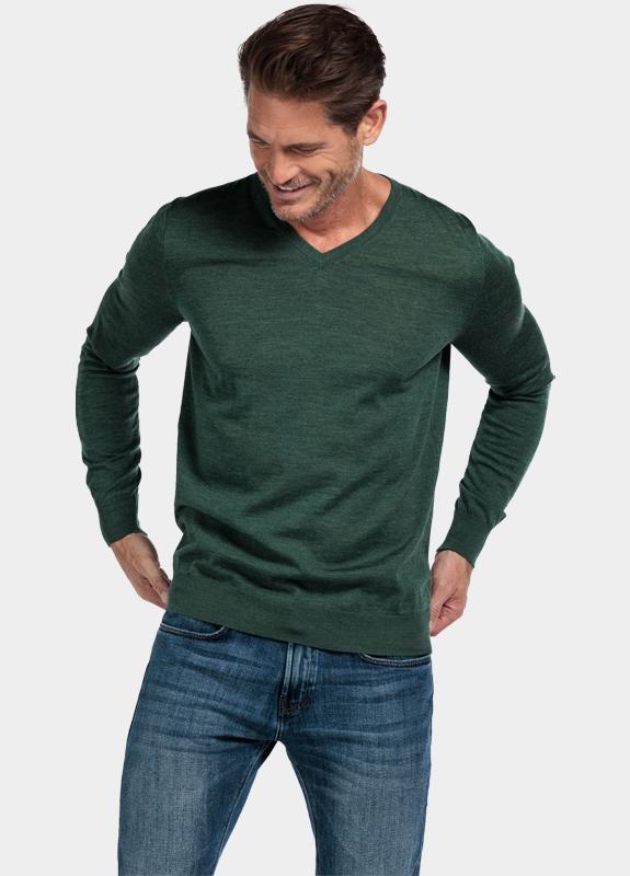 Baileys Pullover Groen V-Neck Pullover  14gg single 520065/73