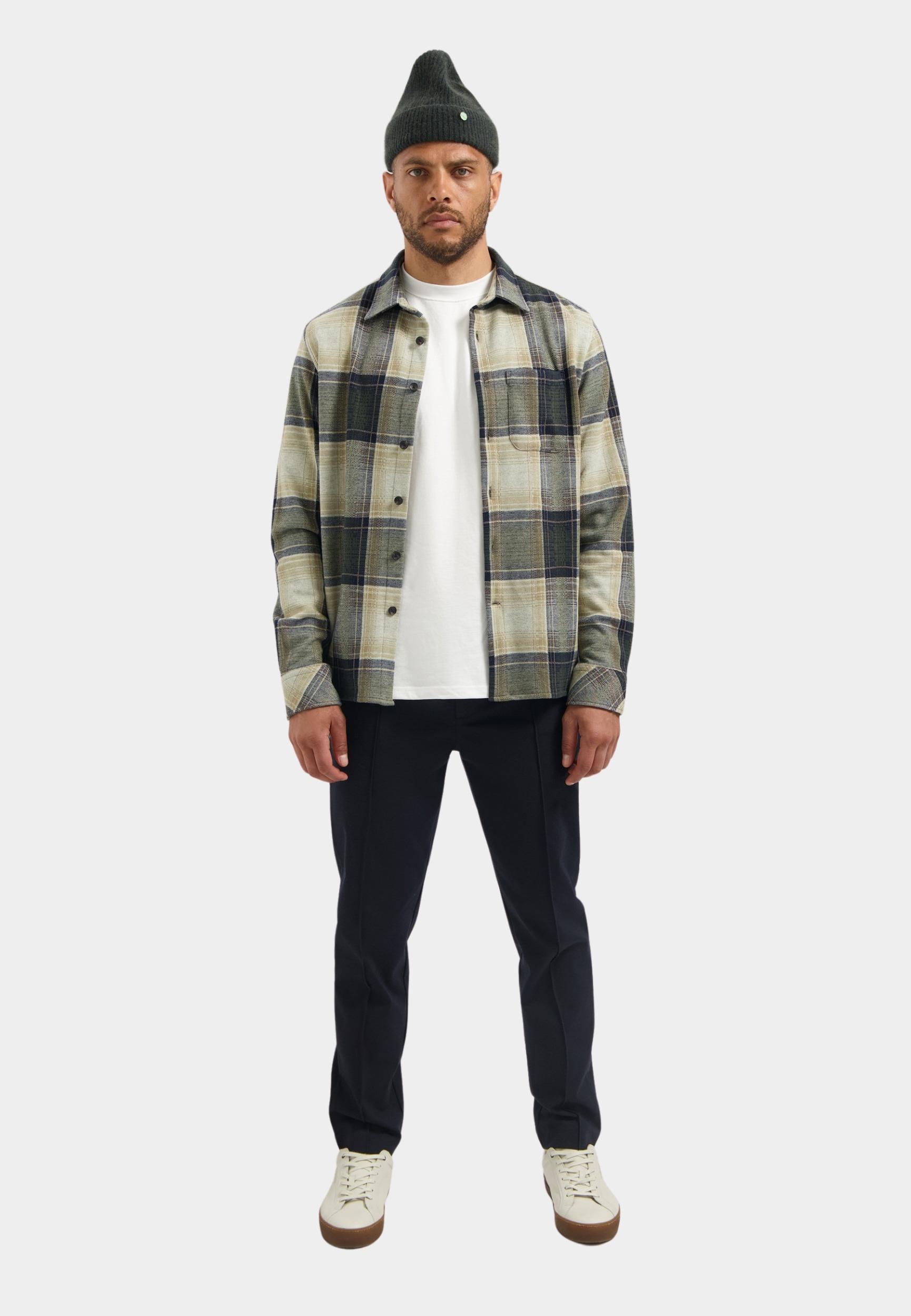 Dstrezzed Casual hemd lange mouw Groen DS_Gus Flannel Shirt 303882-AW25/524
