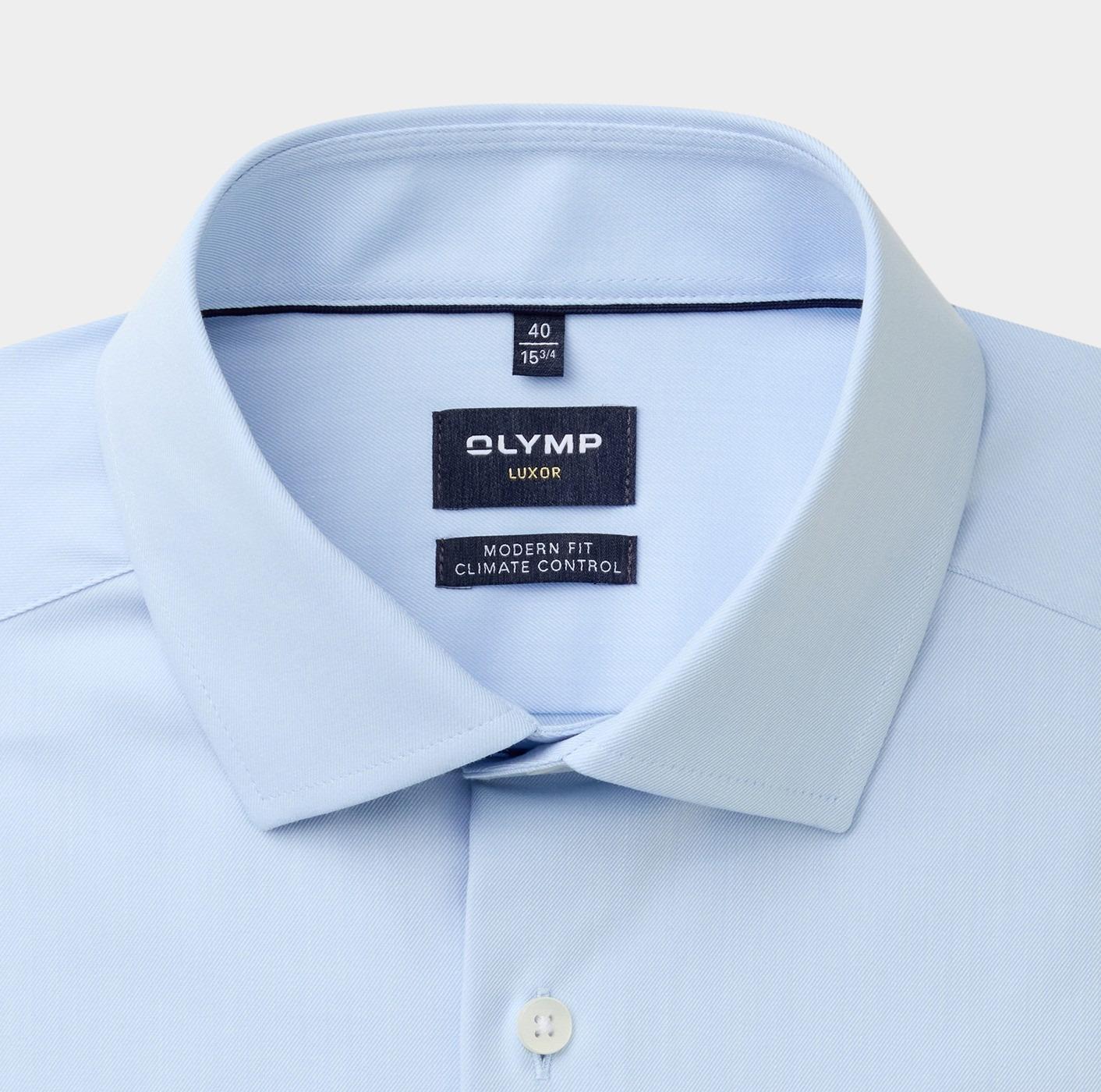 Olymp Business hemd lange mouw Blauw 1230/24 Hemden 123024/11