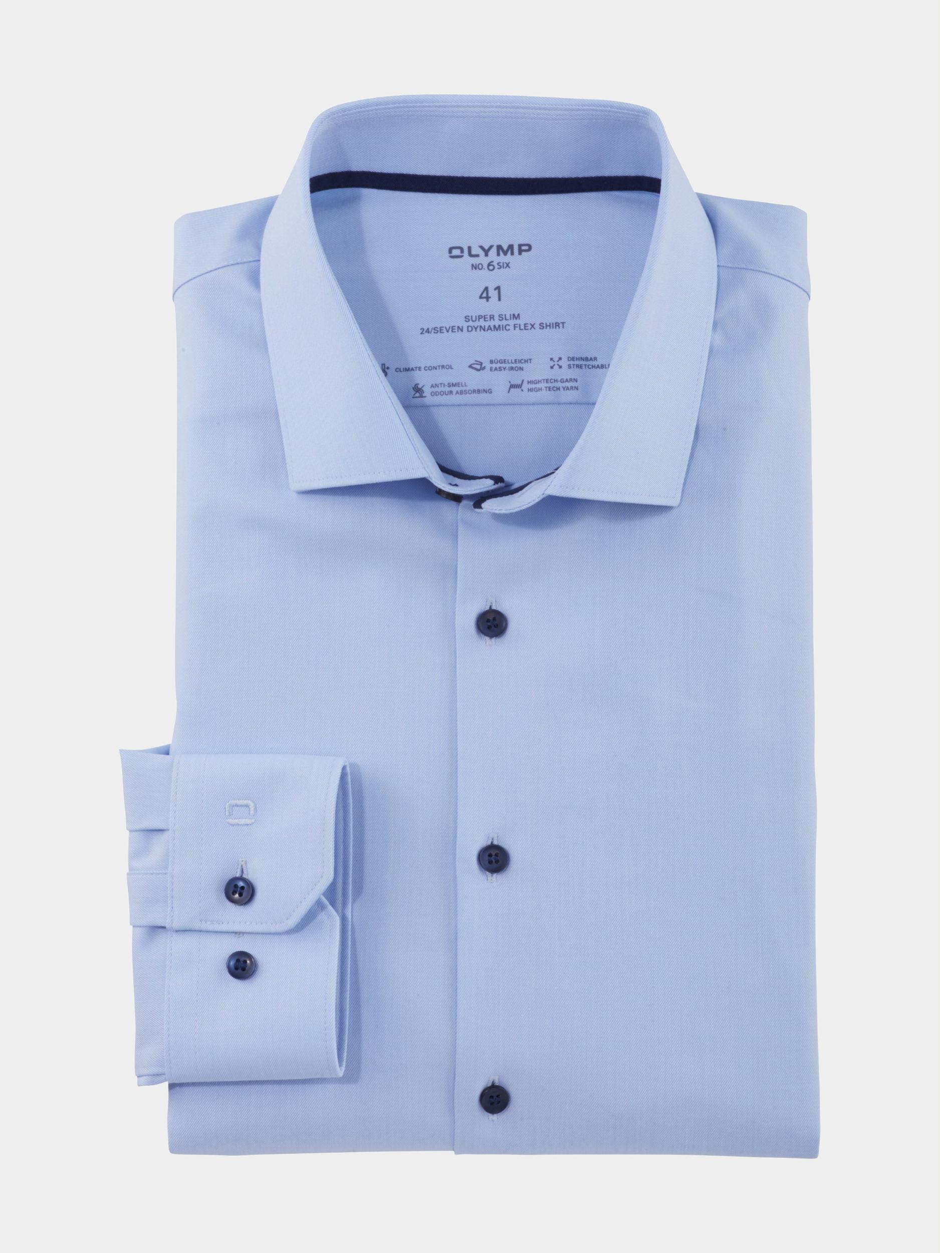 Olymp Business hemd lange mouw Blauw 2519/24 Hemden 251924/11