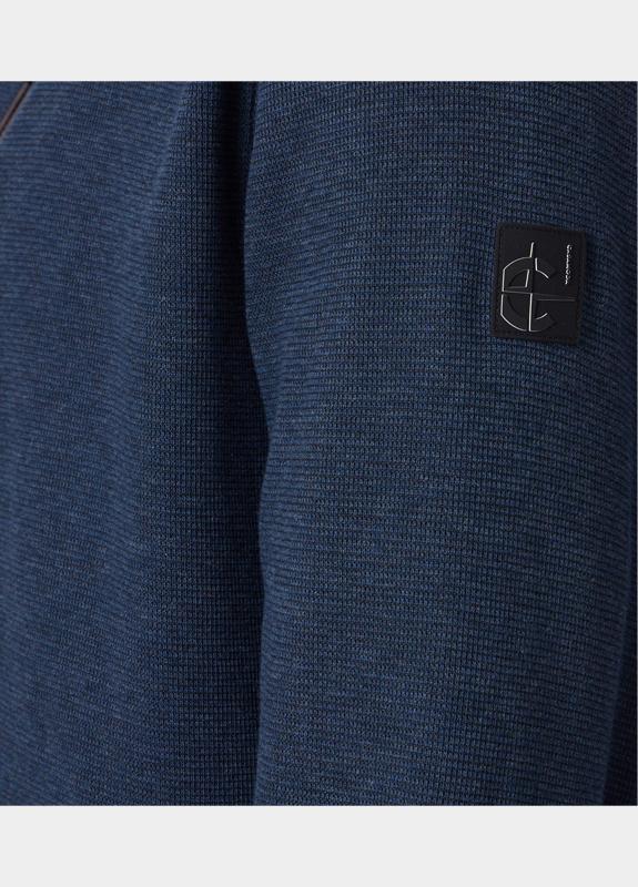 Casamoda sweat vest Blauw Sweatjacke 126390020/146