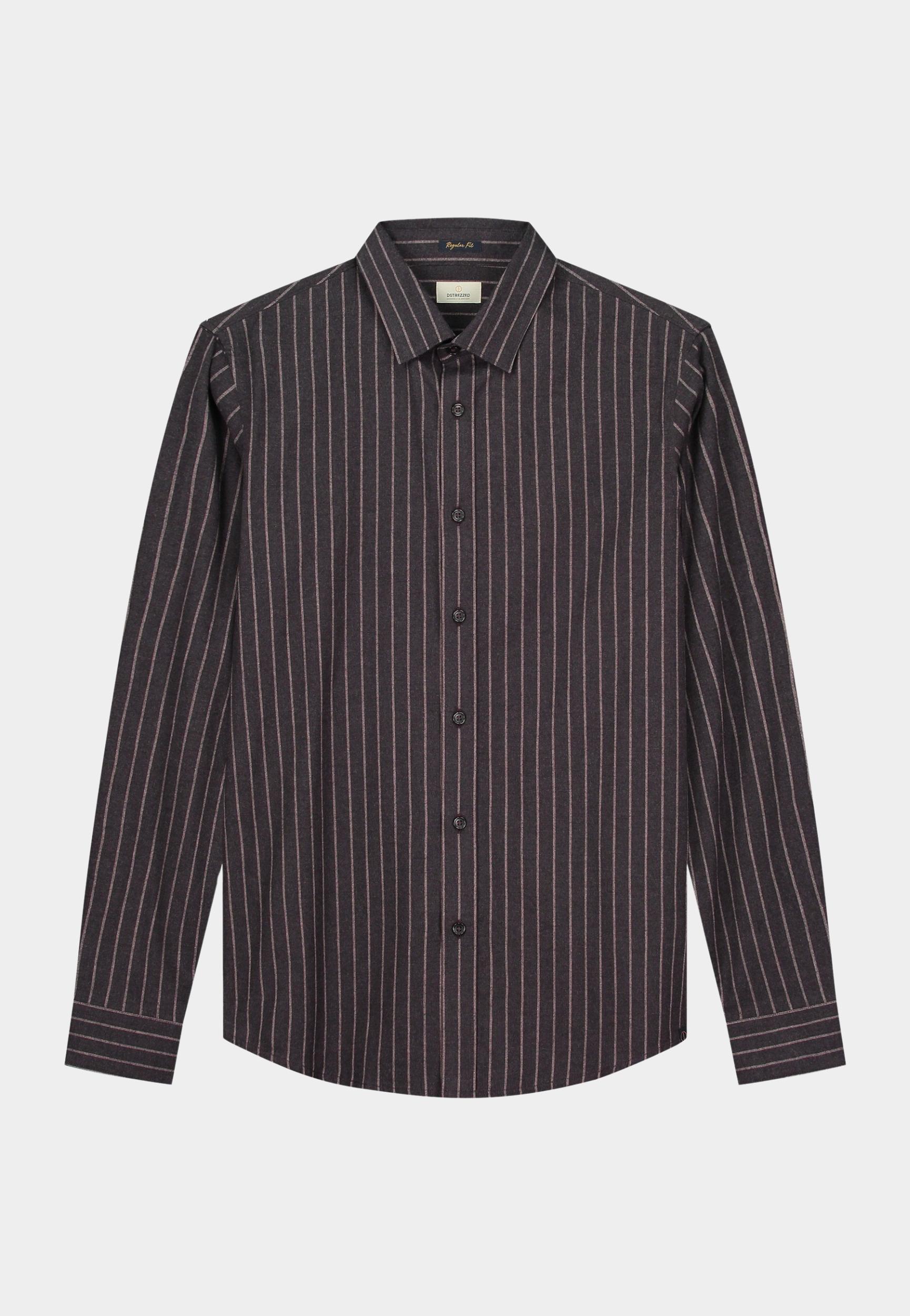 Dstrezzed Casual hemd lange mouw Zwart Anthony shirt 303876/995