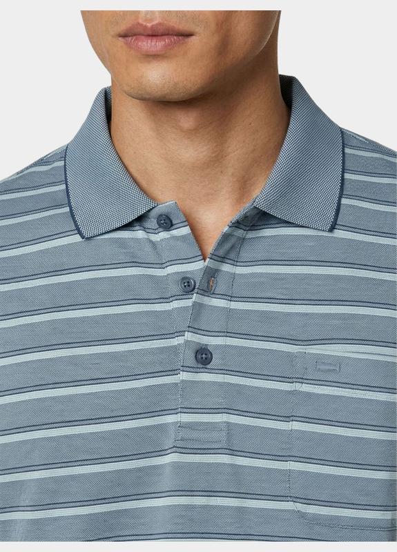 Commander flag Polo heren Blauw  214008346/640