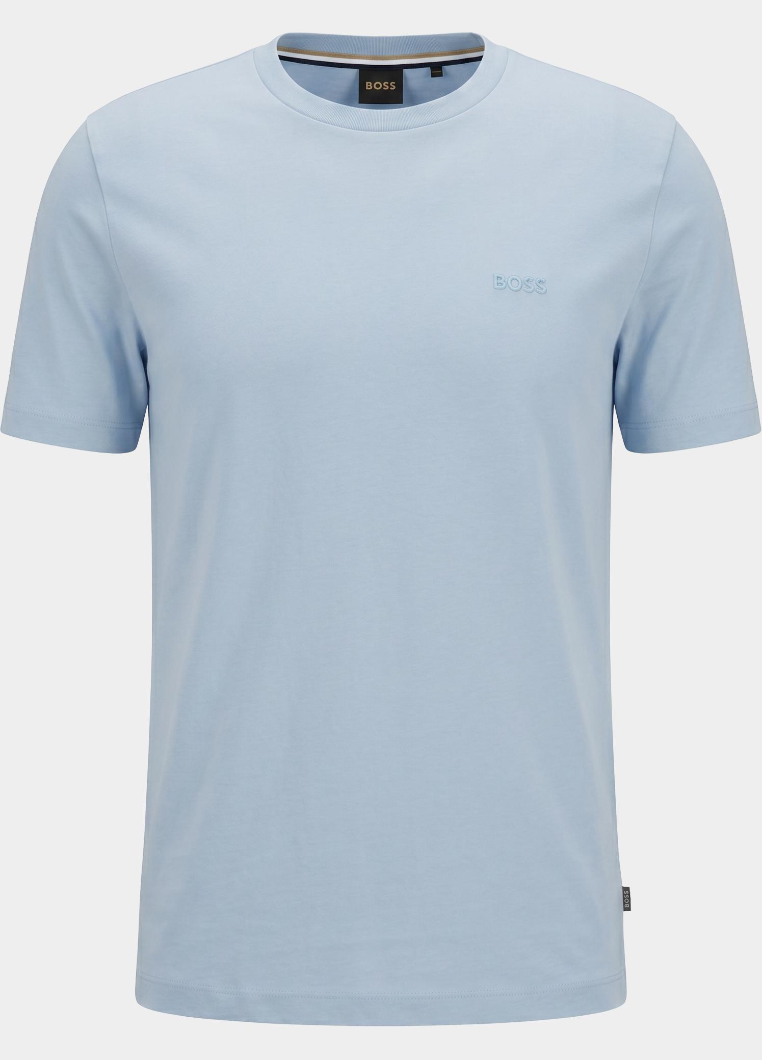 BOSS Black T-shirt heren Blauw Thompson 01 10241525 01 50468347/531