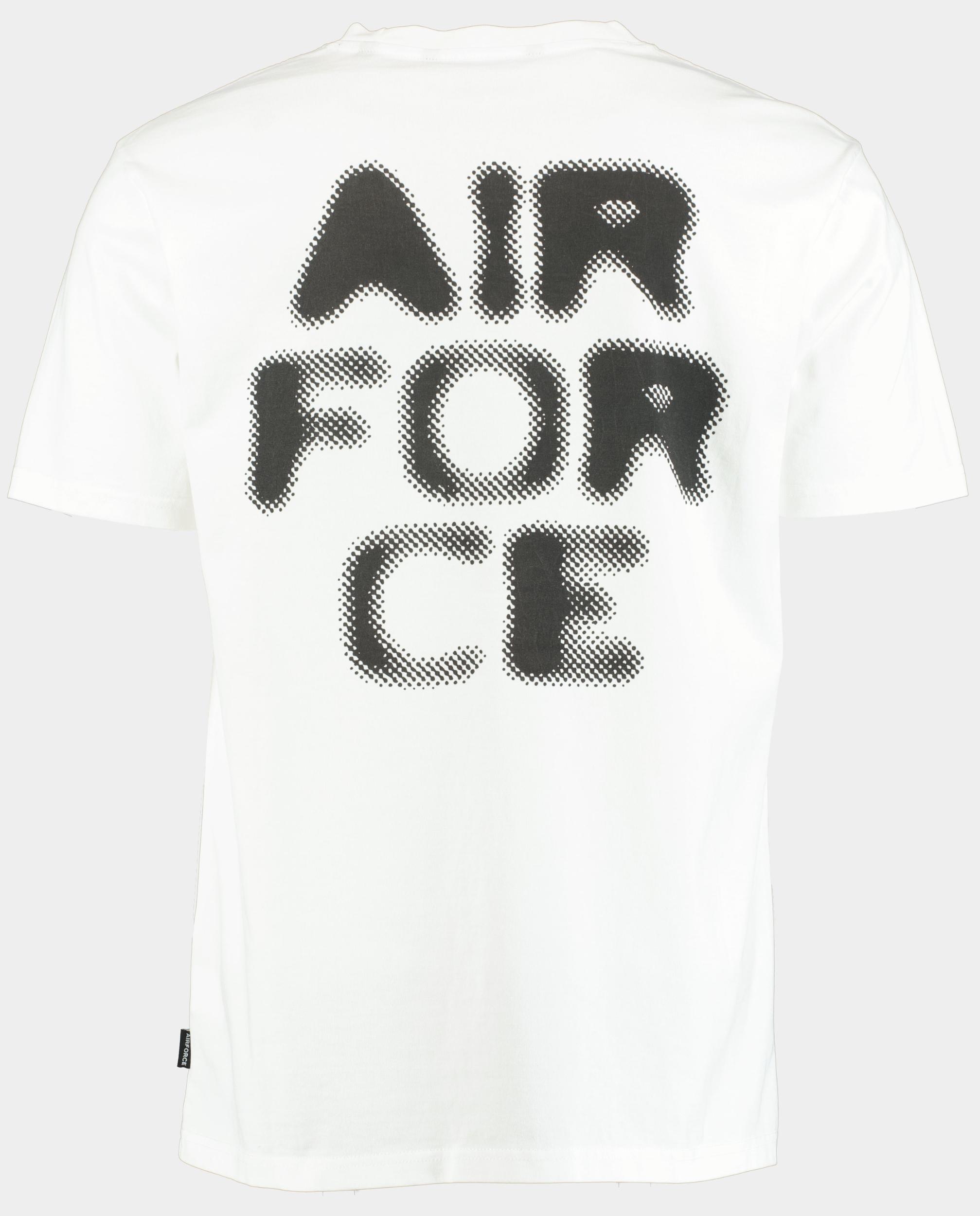Airforce T-shirt korte mouw Wit Hazy round T-shirt GEM1223/100\901
