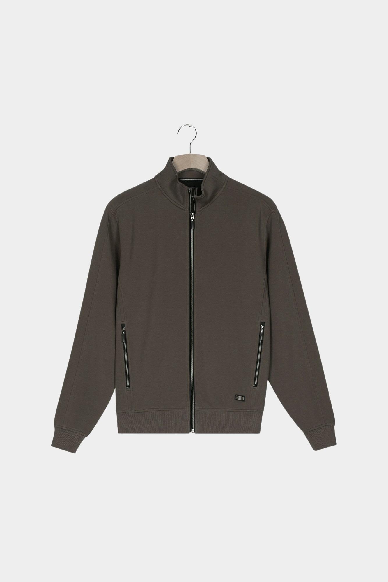 Baileys Vest Bruin Sweat Cardigan Zip  Pique Int 522264/87