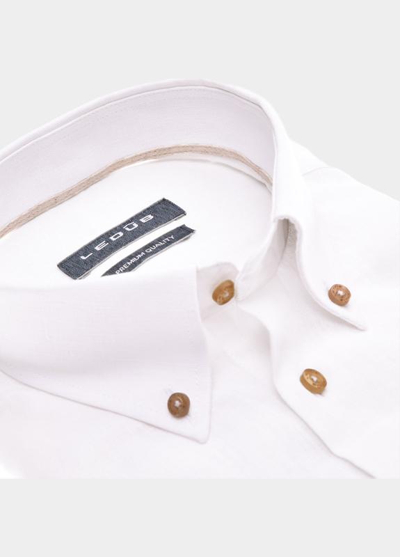 Ledub Business hemd korte mouw Wit  0701943/910-620-000