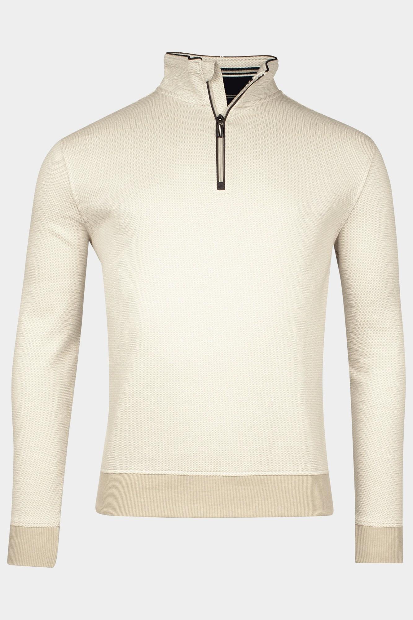 Baileys Half Zip Beige Sweatshirt 1/2 zip all over 2 513196/82