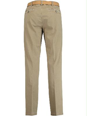 Meyer Katoenen Broek Bruin Chicago Modern fit chino 3321501600/44