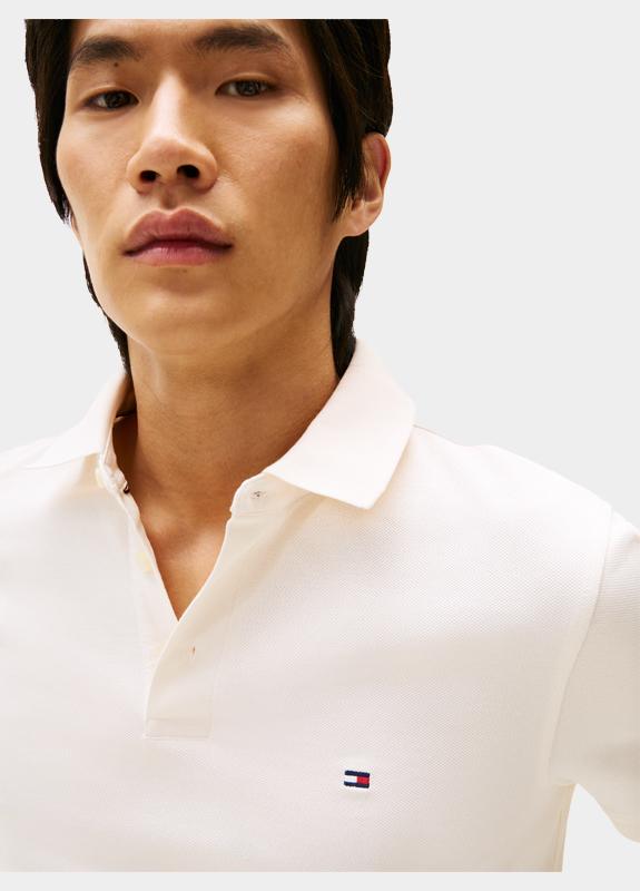 Tommy Hilfiger Polo korte mouw Beige 1985 Slim Polo MW0MW17771/Z00