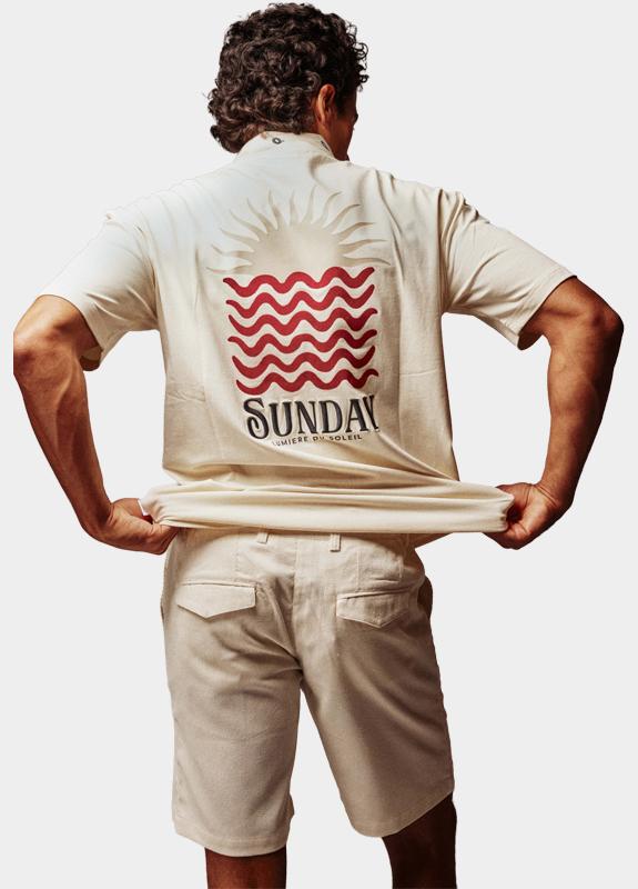 Supply & Co. T-shirt korte mouw Wit Ezra T-shirt With Backprint SCO26118EZ03/1002