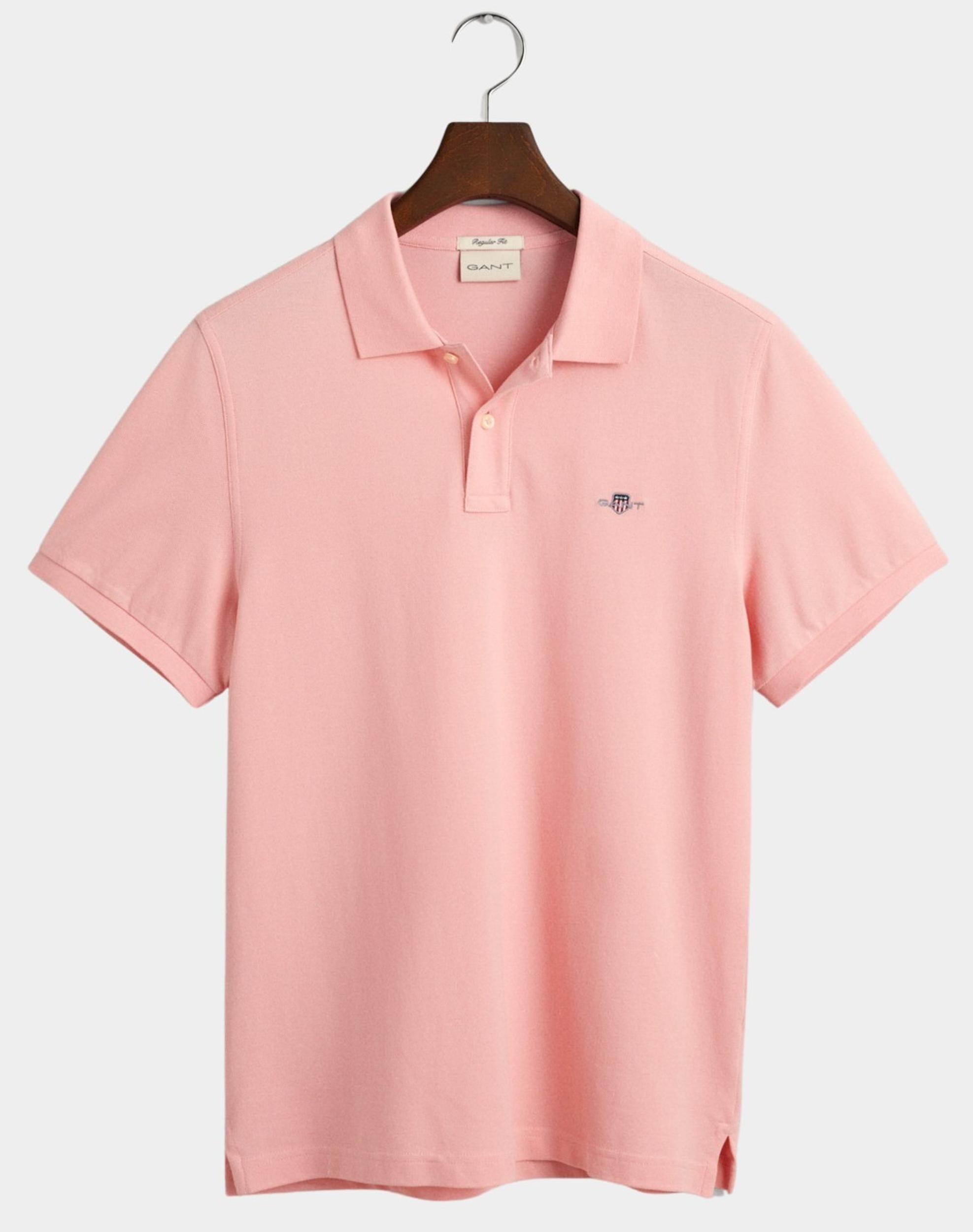 Gant Polo korte mouw Roze Shield SS Pique Polo 2210/671