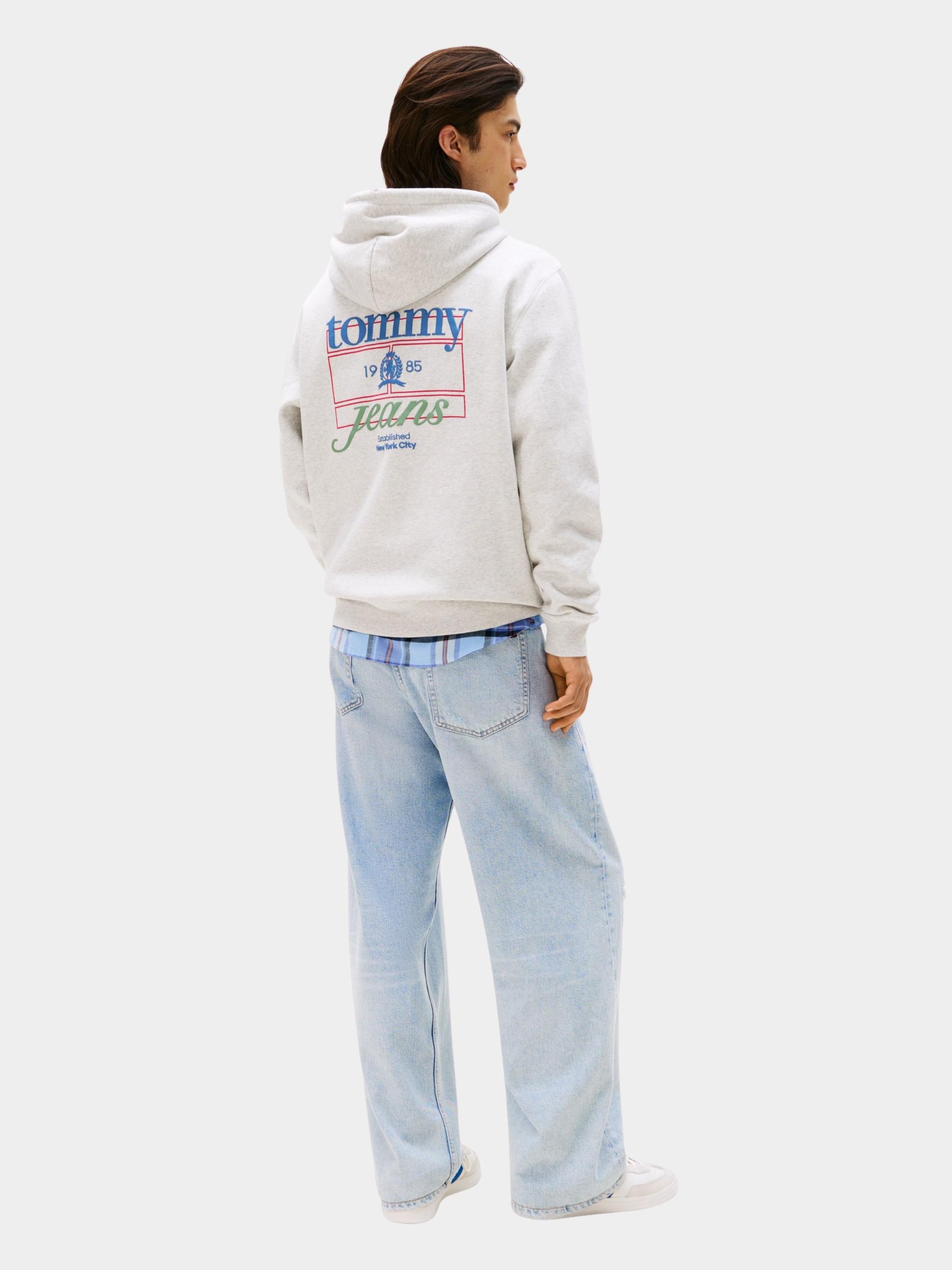 Tommy Jeans Sweater Grijs TJM REG WASHED CREST PLAY HOO DM0DM22085/P09