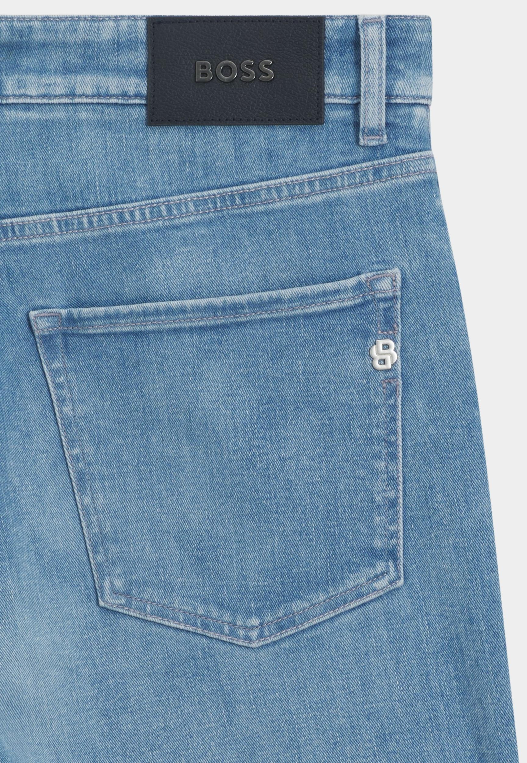 BOSS Black 5-Pocket Jeans Blauw H-Re.Maine 10272910 01 50544901/444