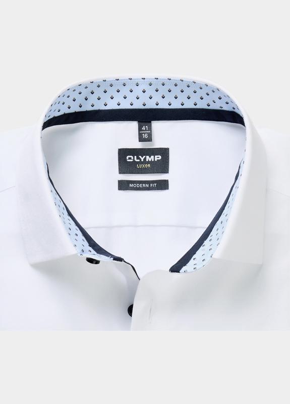 Olymp Zakelijk overhemd heren Wit Luxor 136014/00