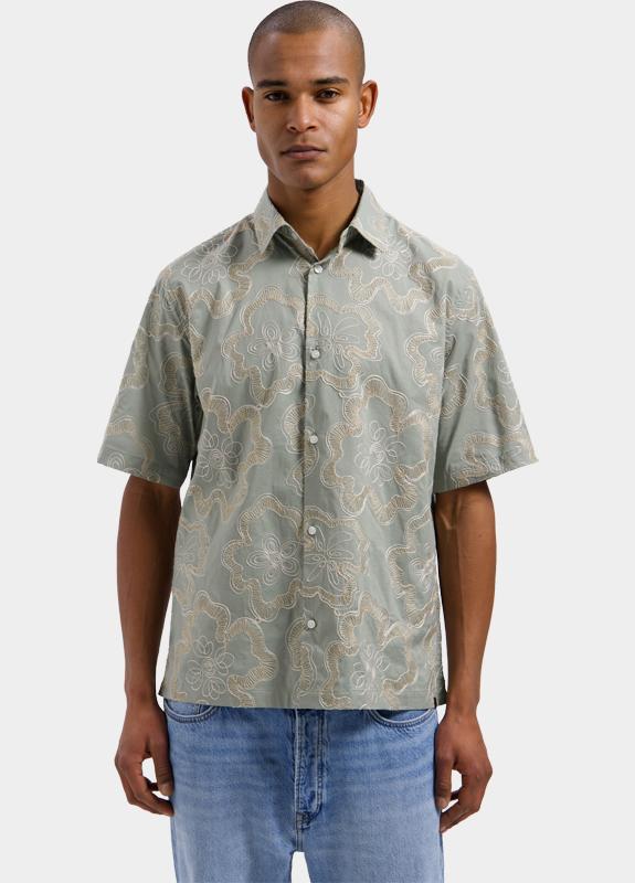 Dstrezzed Casual hemd korte mouw Groen Dylan Summer Shirt 311520/564