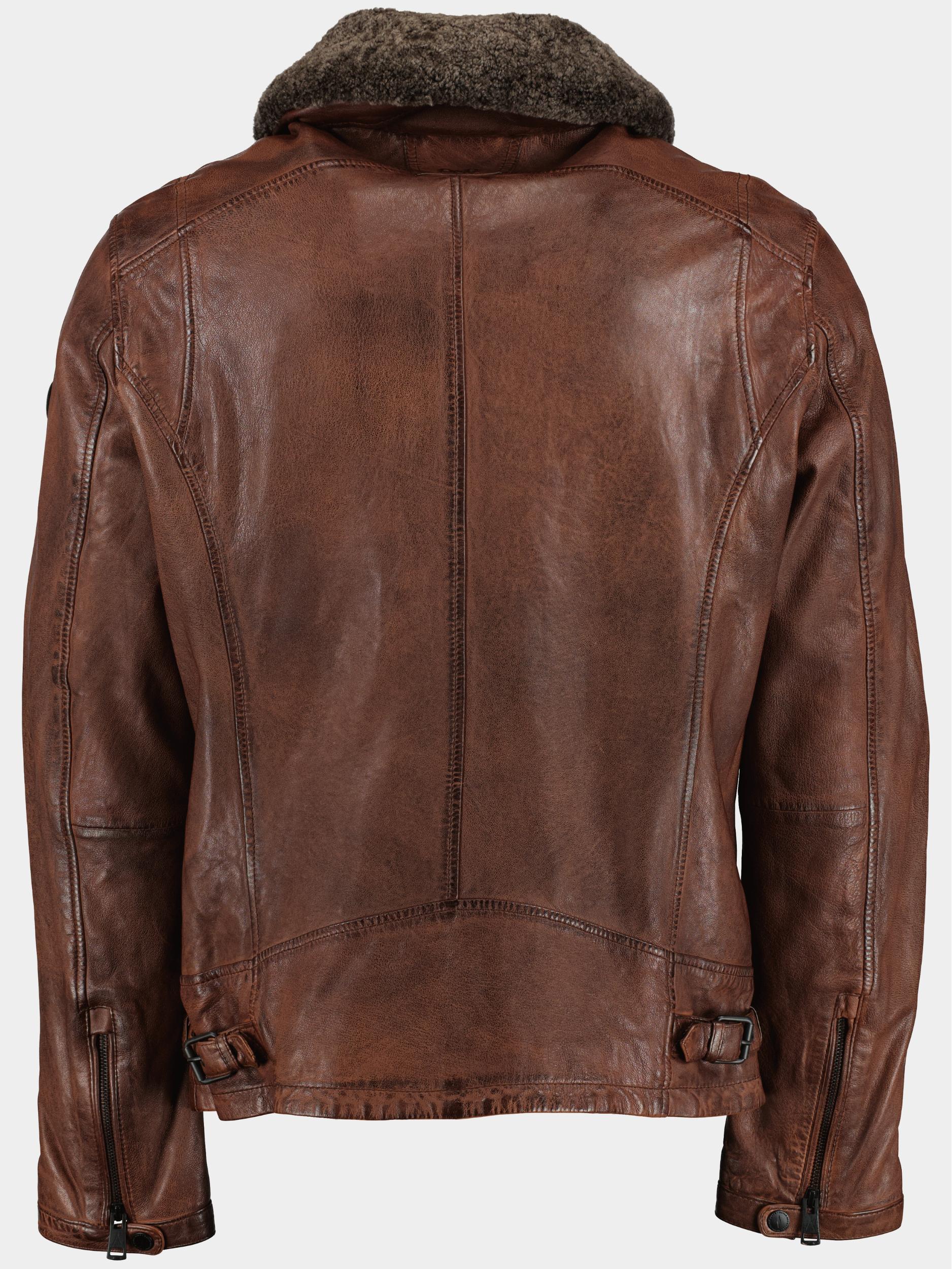 Donders 1860 Lederen Jack Bruin Leather Jacket 52196.3/460