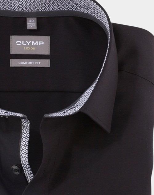 Olymp Business hemd lange mouw Zwart Luxor 071364/68
