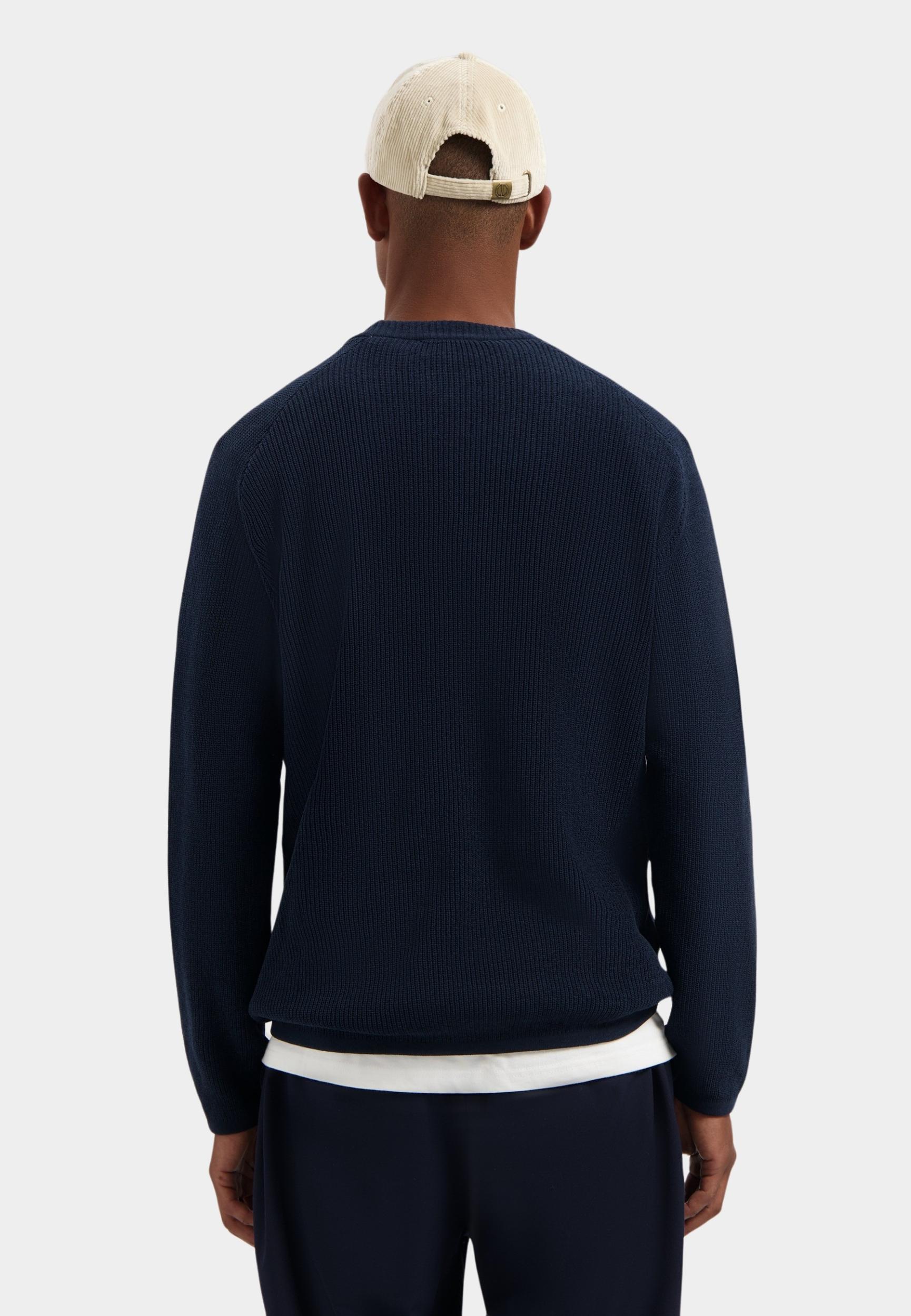 Dstrezzed Pullover Blauw DS_Chenille Crewneck 405722-SMO/649