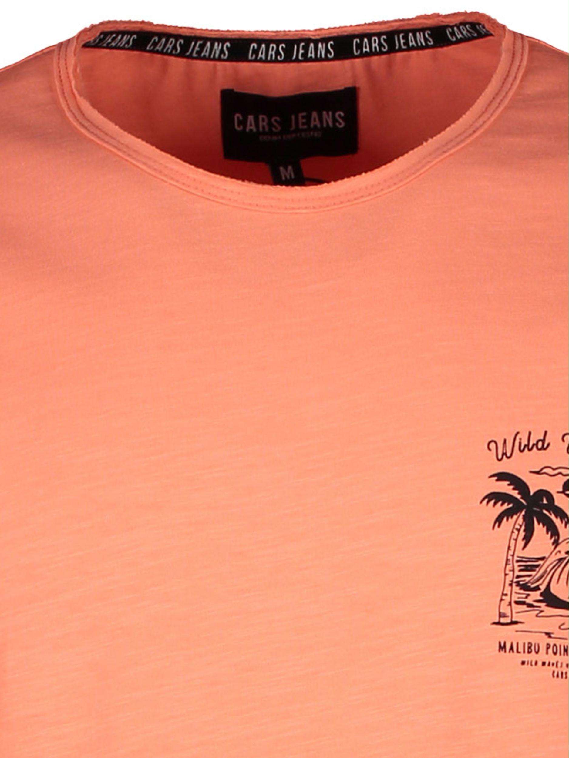 Cars Jeans T-shirt korte mouw Oranje Tarran 61882/31