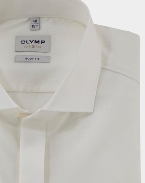 Olymp Business hemd lange mouw Beige Level Five 213974/20