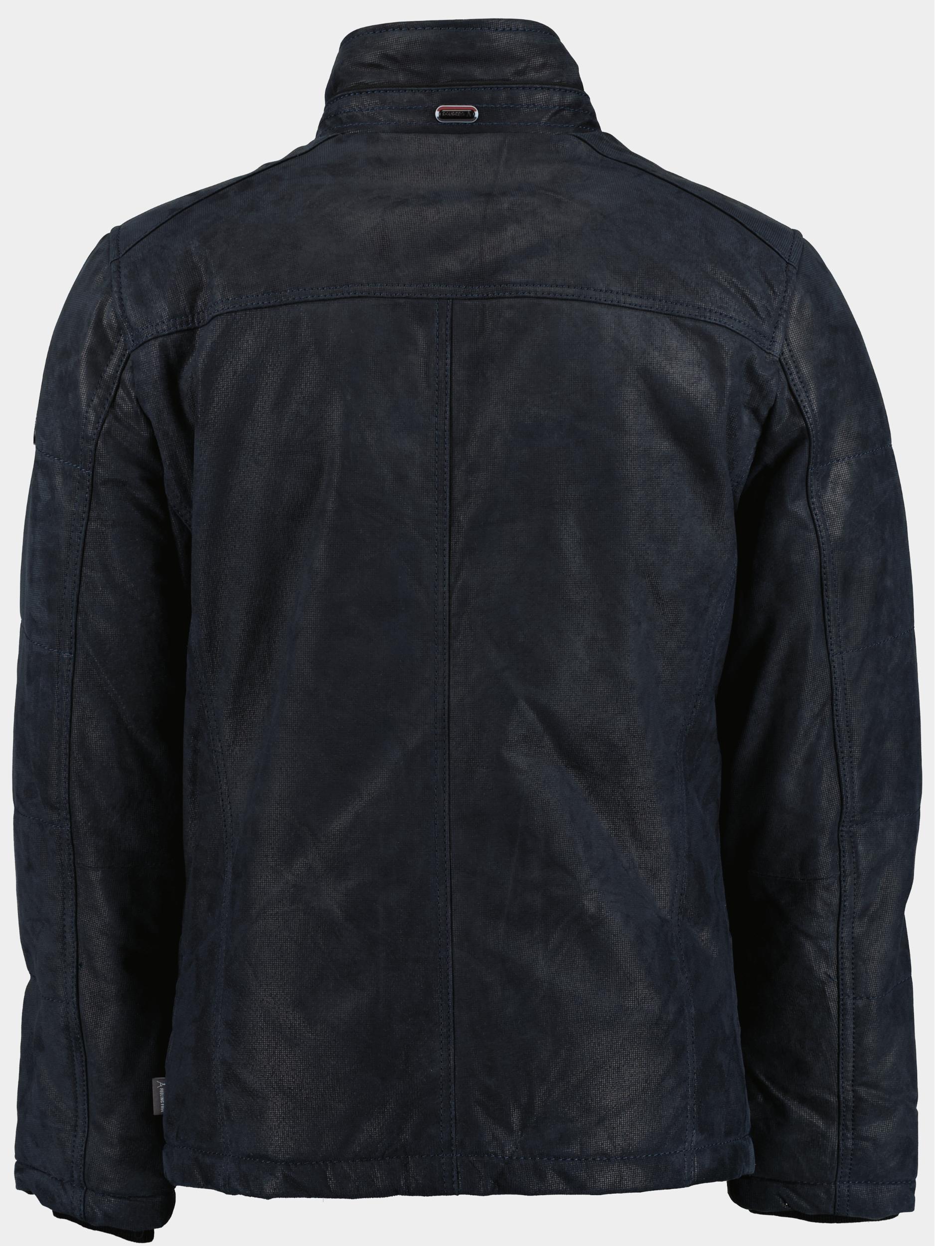 Donders 1860 Lederen Jack Blauw Leather Jacket 42770/880