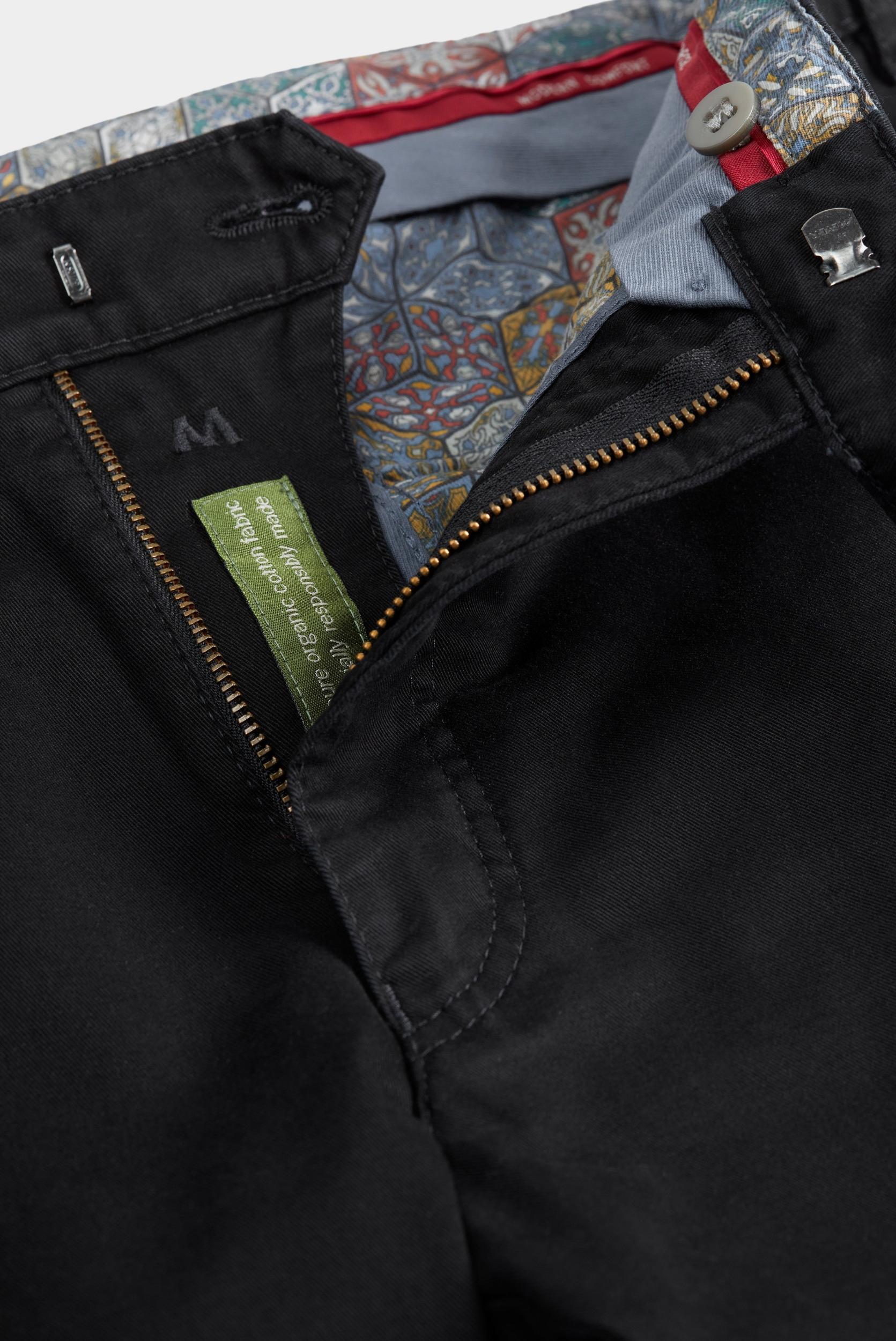 Meyer Katoenen Broek Zwart Roma kleurvast 1150931600/09