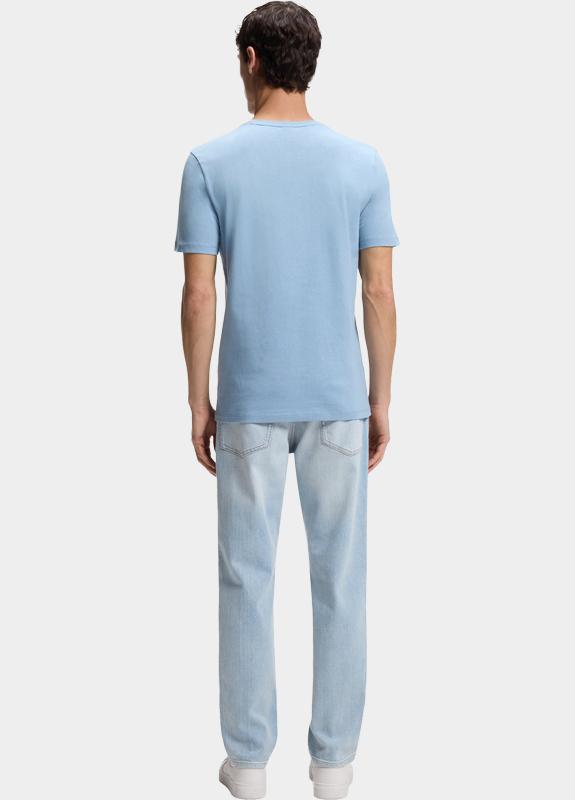 BOSS Orange Polo korte mouw Blauw Tales 10242631 02 50508584/458