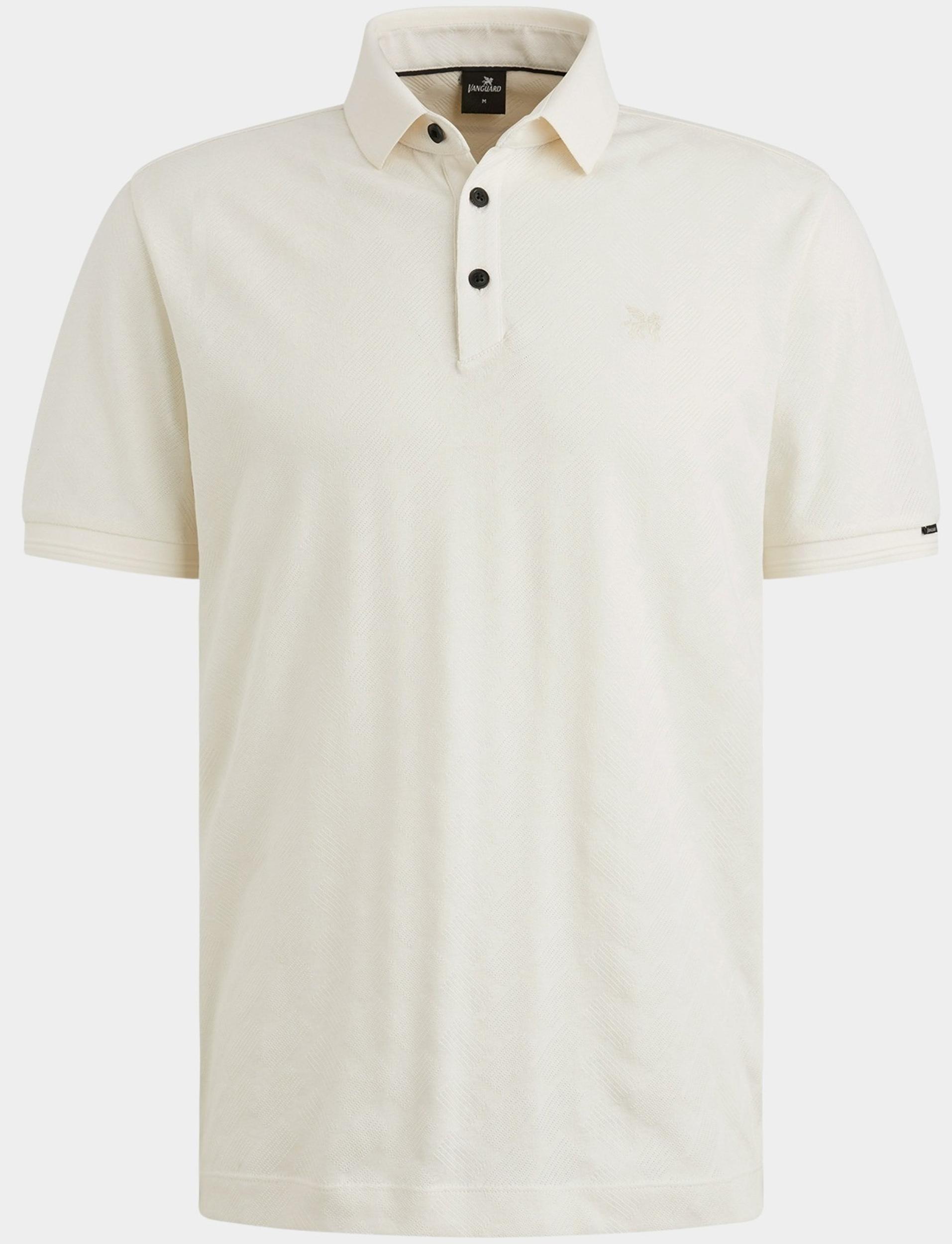 Vanguard Polo korte mouw Wit Short sleeve polo jacquard me VPSS2505879/7004