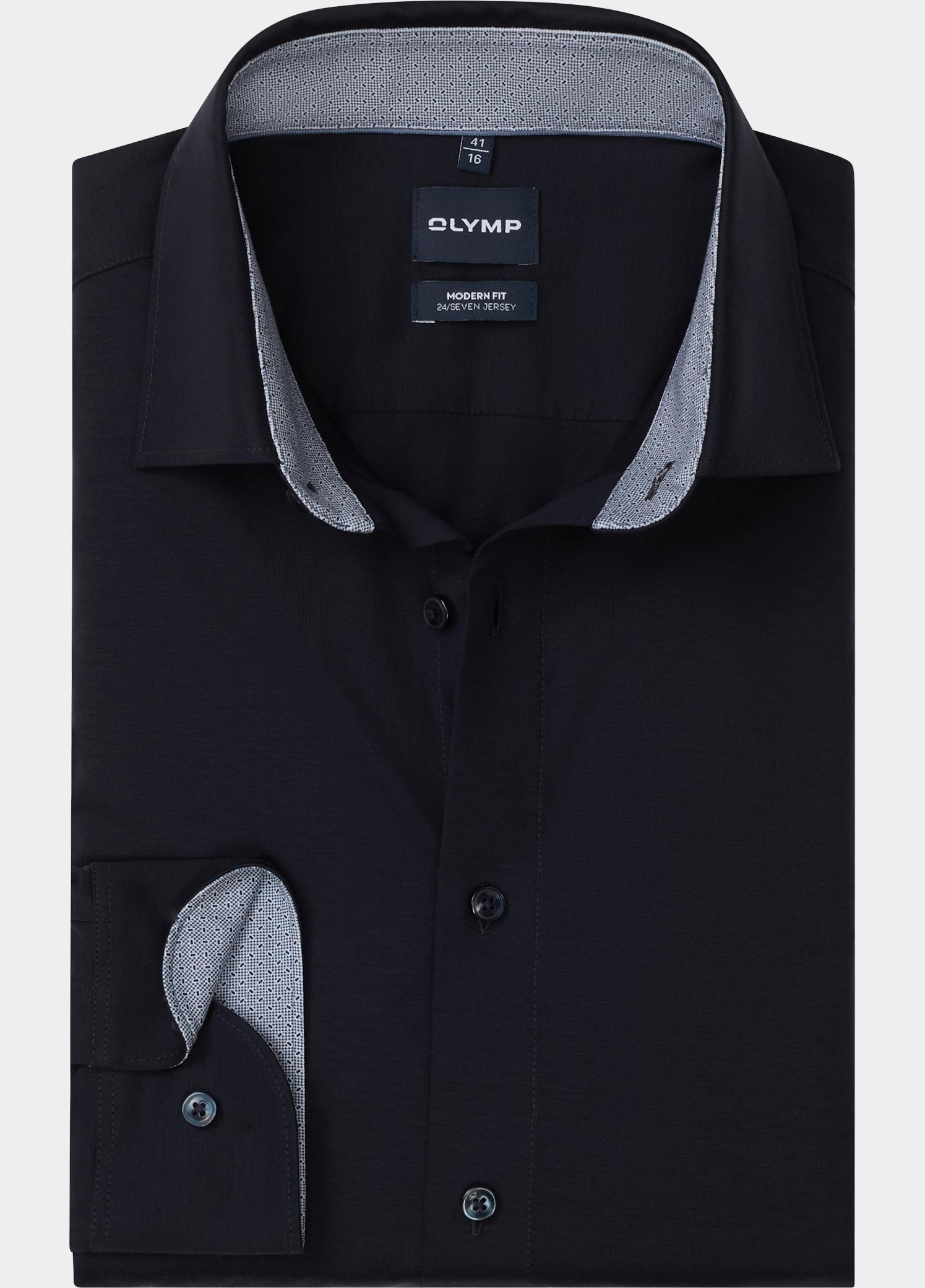 Olymp Zakelijk overhemd heren Blauw OLYMP Luxor 123324/18
