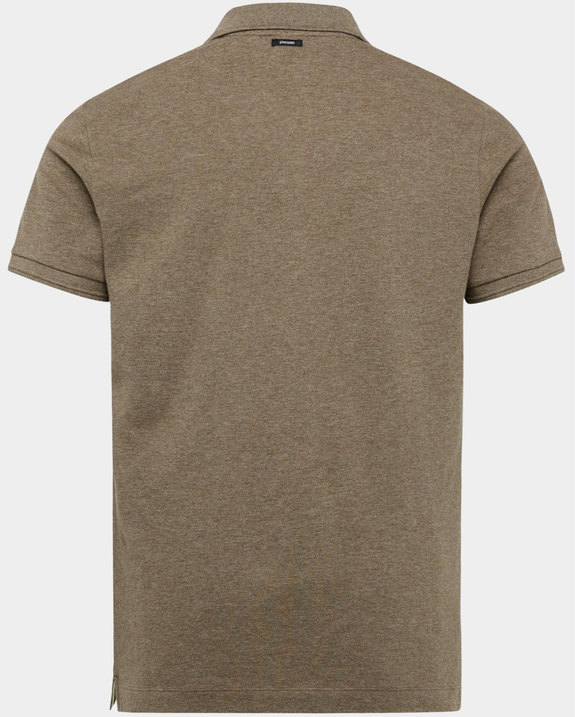 Vanguard Polo korte mouw Bruin Short sleeve polo pique stret VPSS2303866/8031