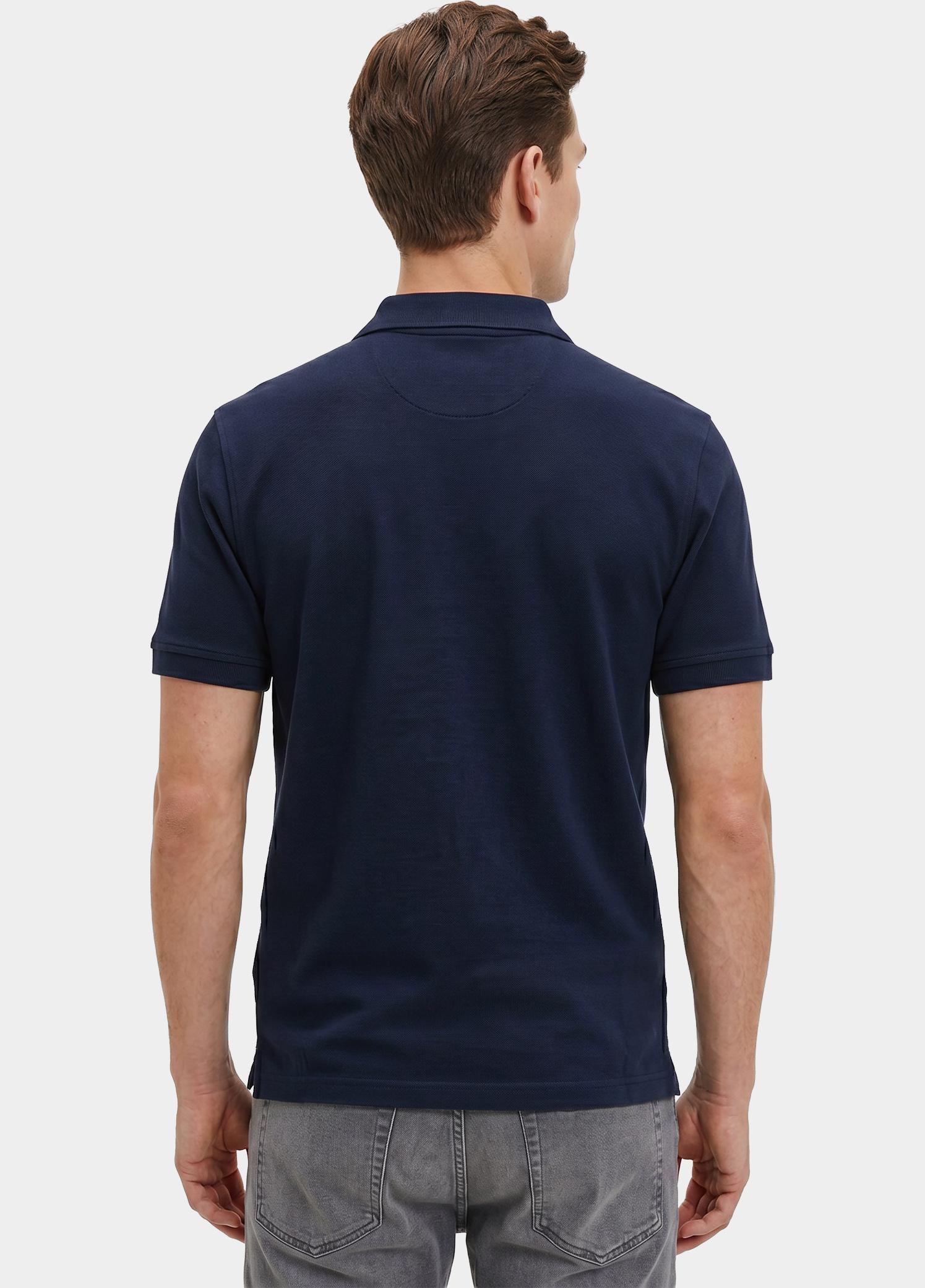 Bos Polo heren Blauw New-Lobra F0001371.8565/4480