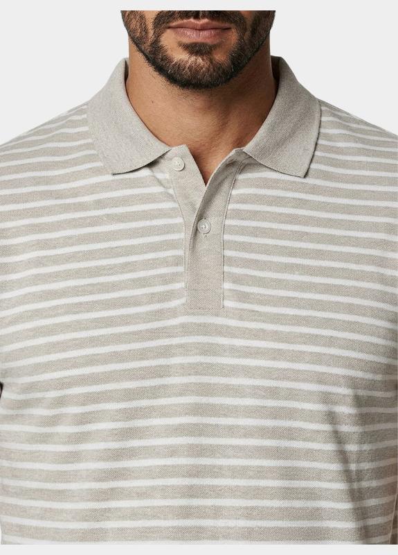 Scotland Blue Polo heren Grijs Otis Polo Stripe SPE26108OT10SB/2501