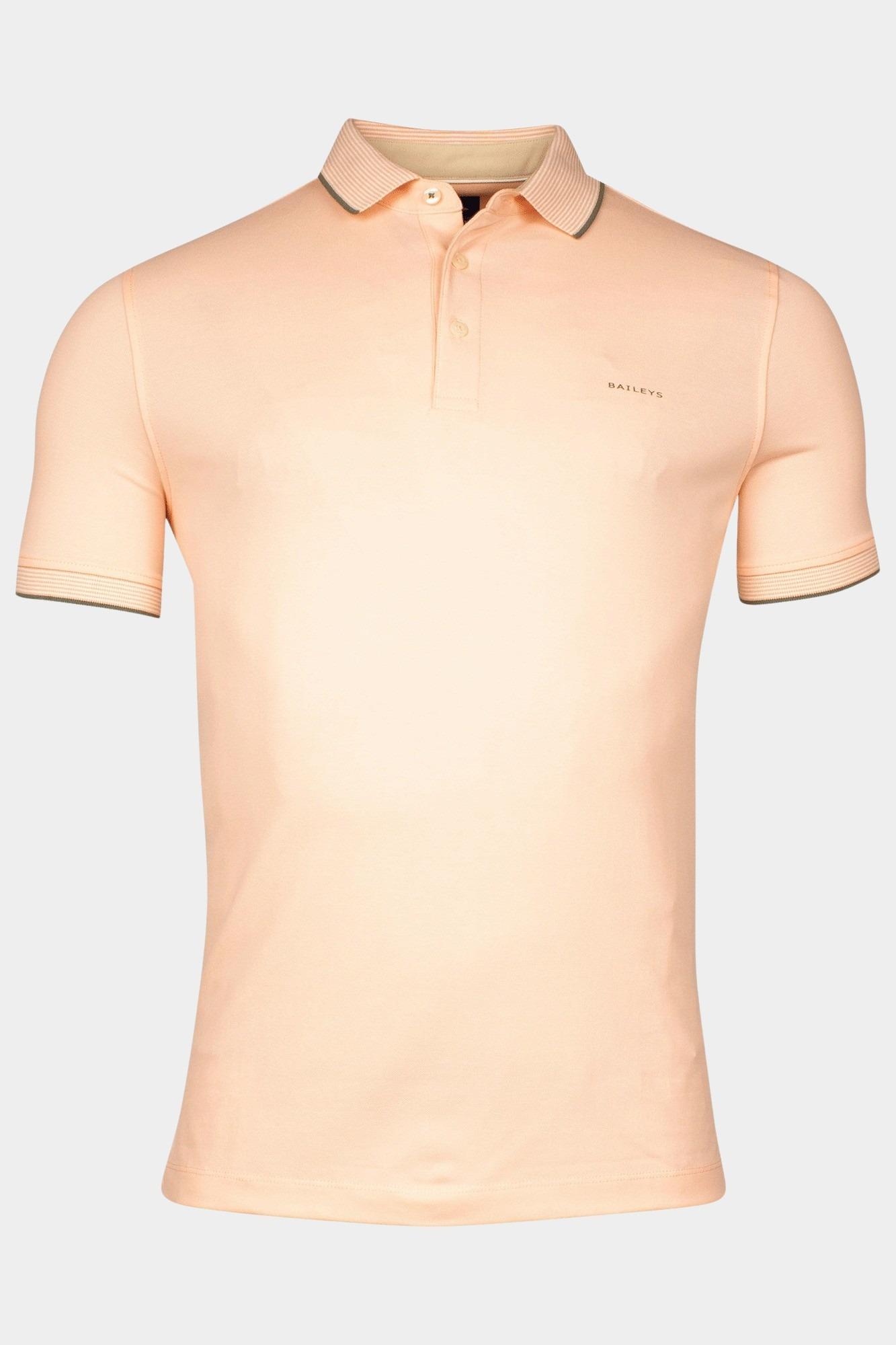 Baileys Polo korte mouw Roze Poloshirt Solid Pique 515236/31