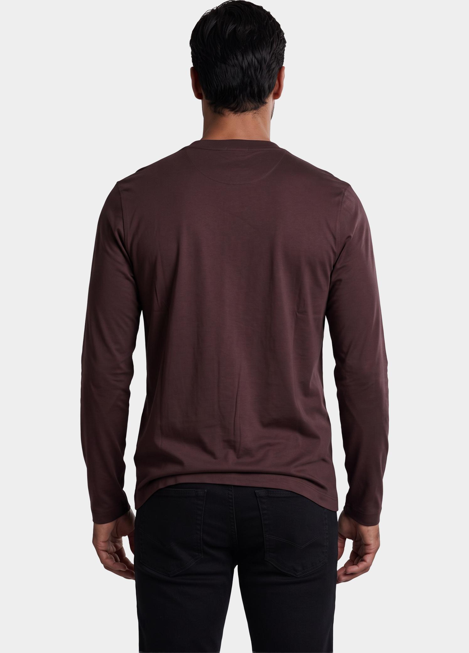 BOSS Black longsleeve heren Bruin H-Talley 01 10281524 01 50567762/209