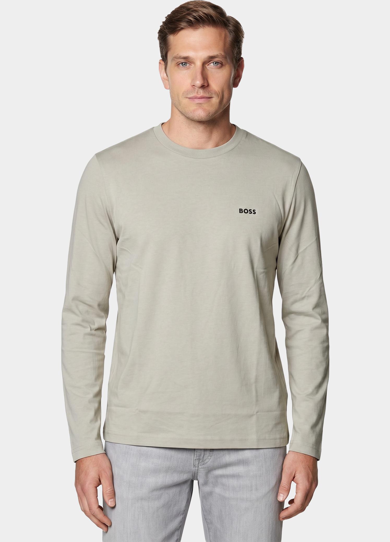 BOSS Green T-shirt lange mouw Beige Tee Long 10256064 01 50506365/275