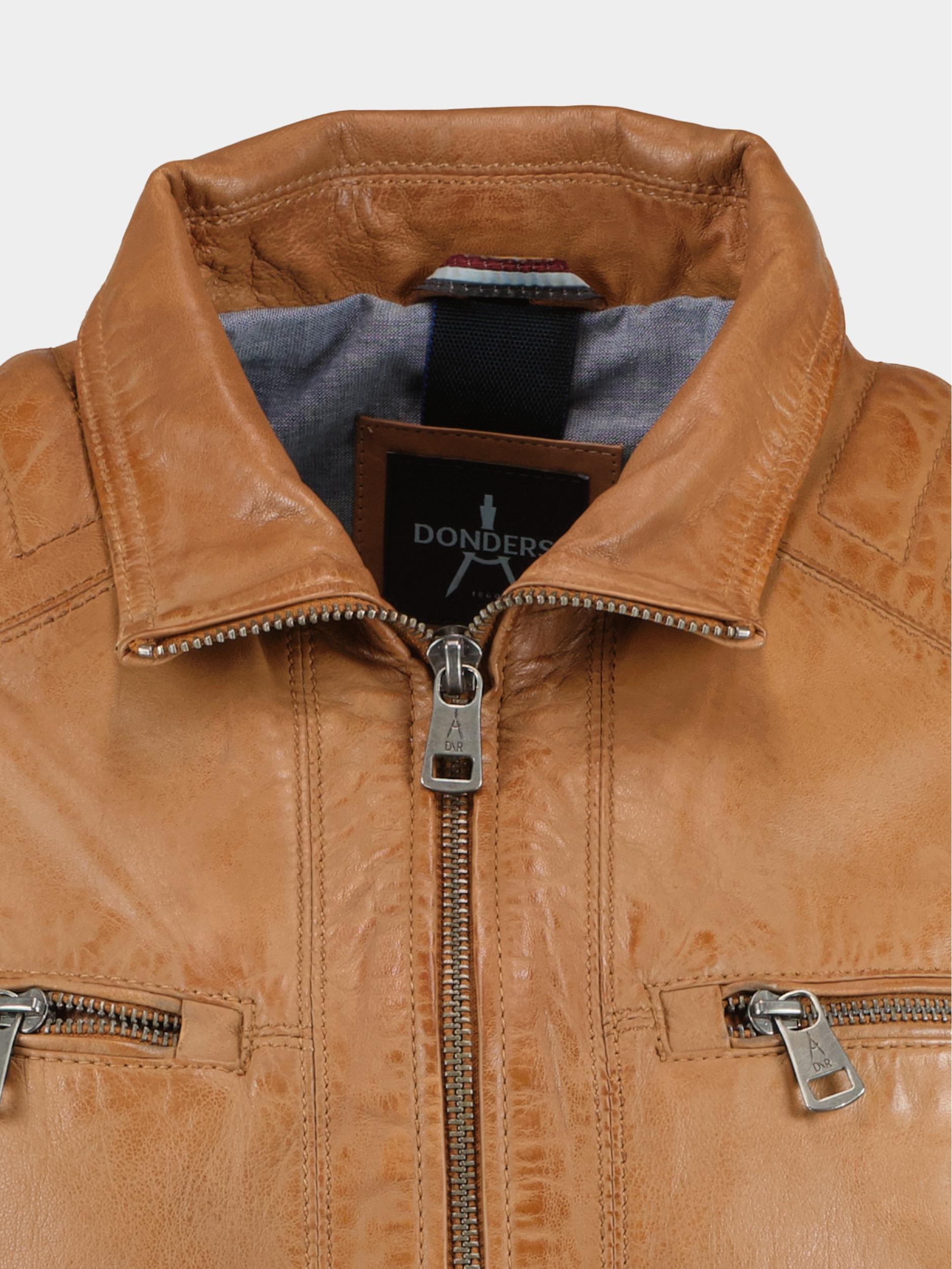 Donders 1860 Lederen jack Bruin Leather Jacket 52347/310