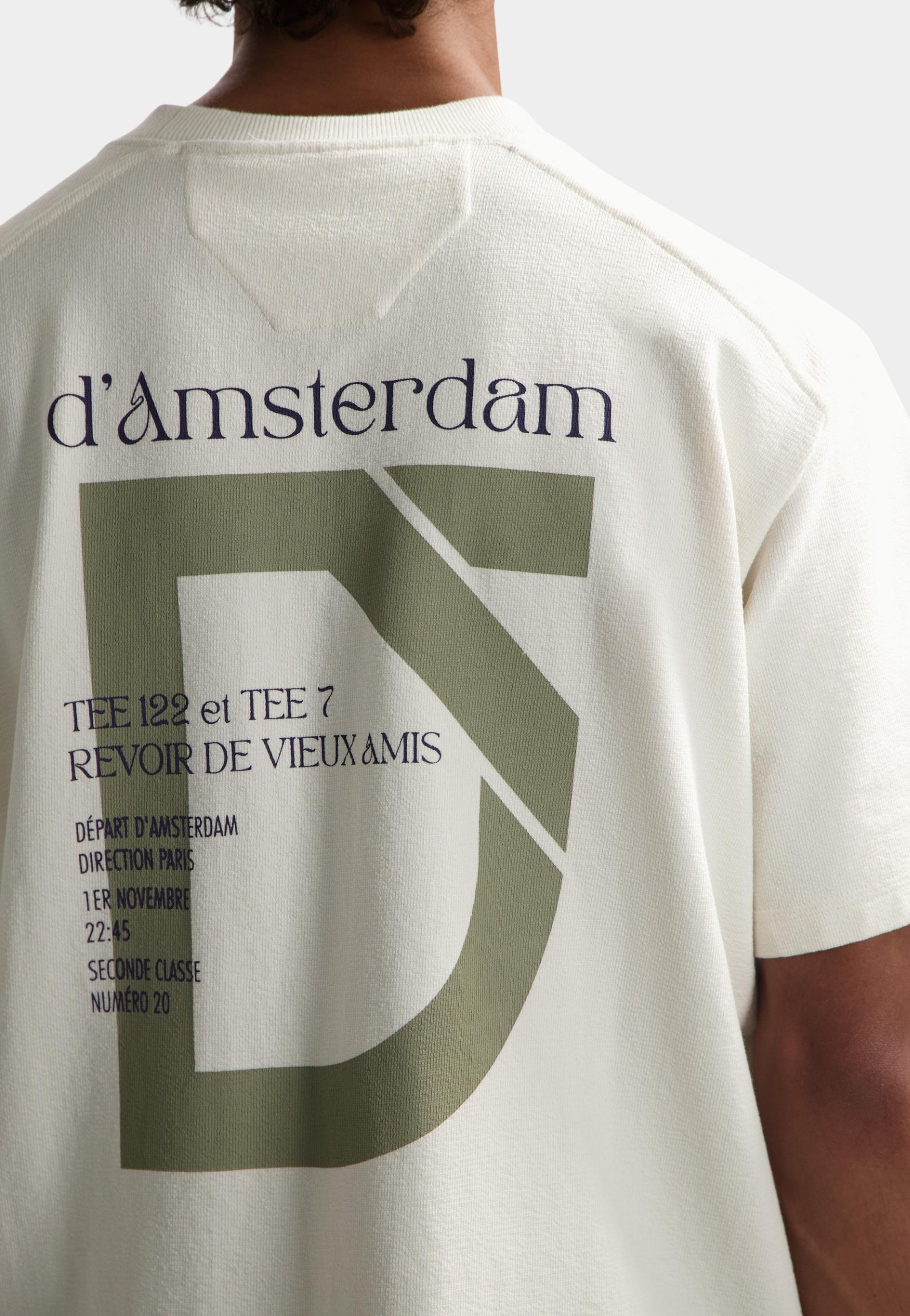Dstrezzed T-shirt korte mouw Wit Lasse Tee Graphic 203502/102