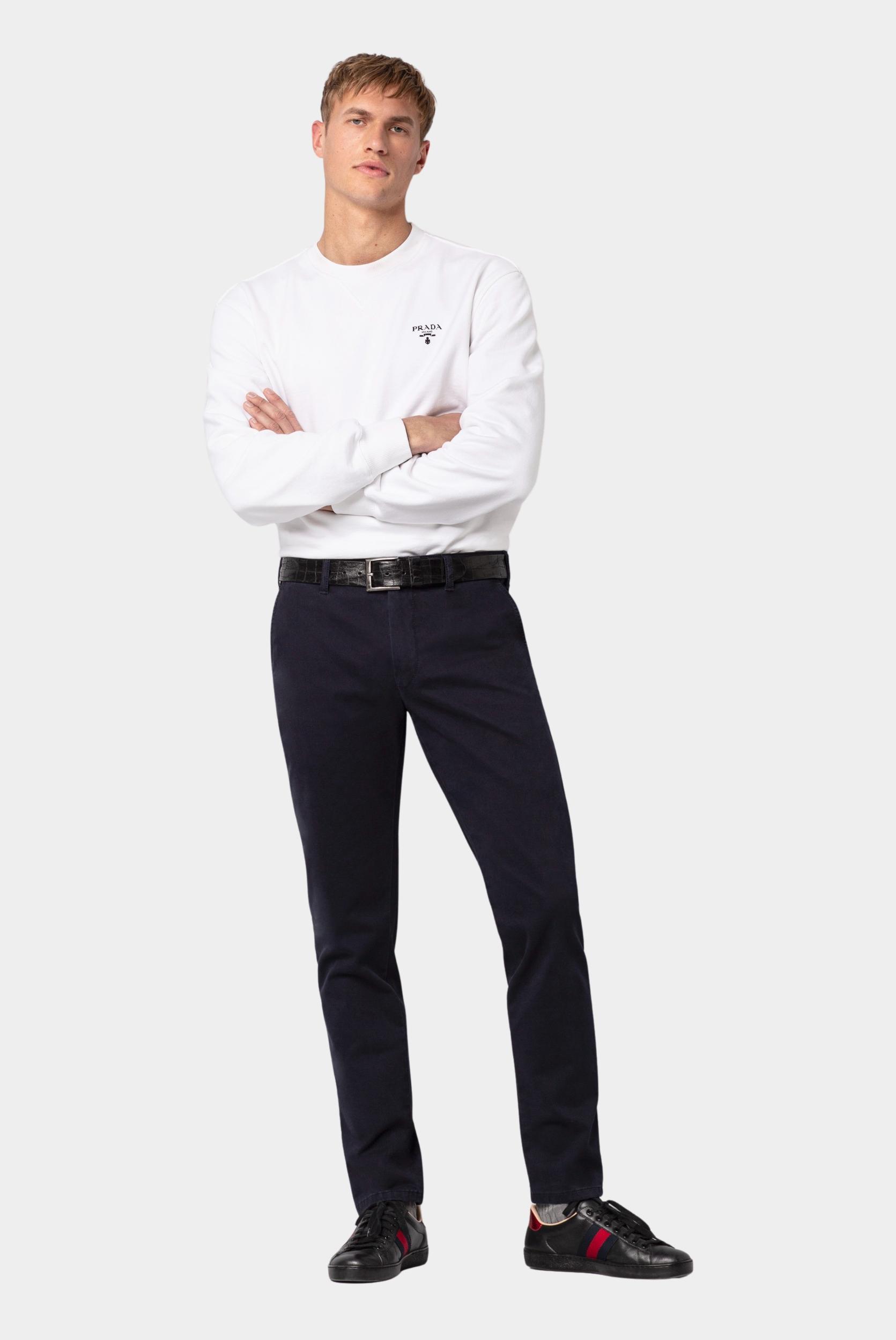 Meyer Katoenen Broek Blauw FIT Art.9-6106 3659610600/19