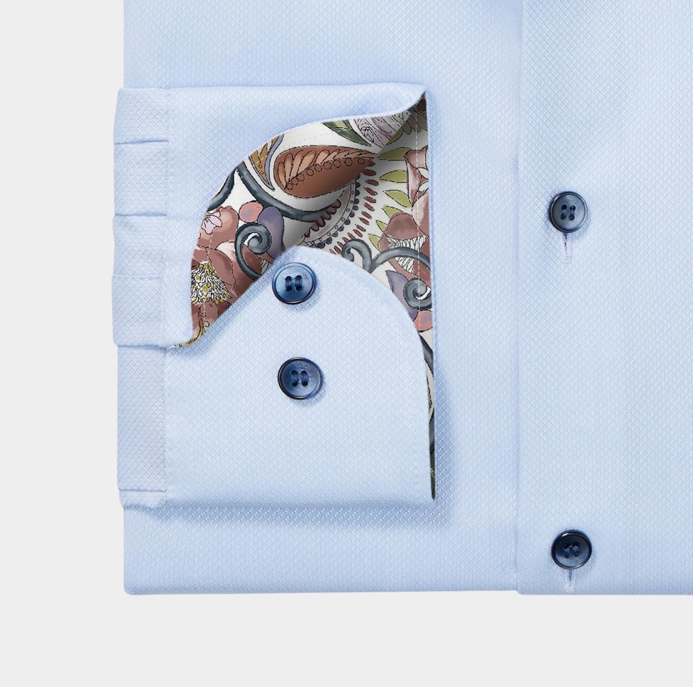 Olymp Overhemd extra lange mouw Blauw Level Five 204089/11